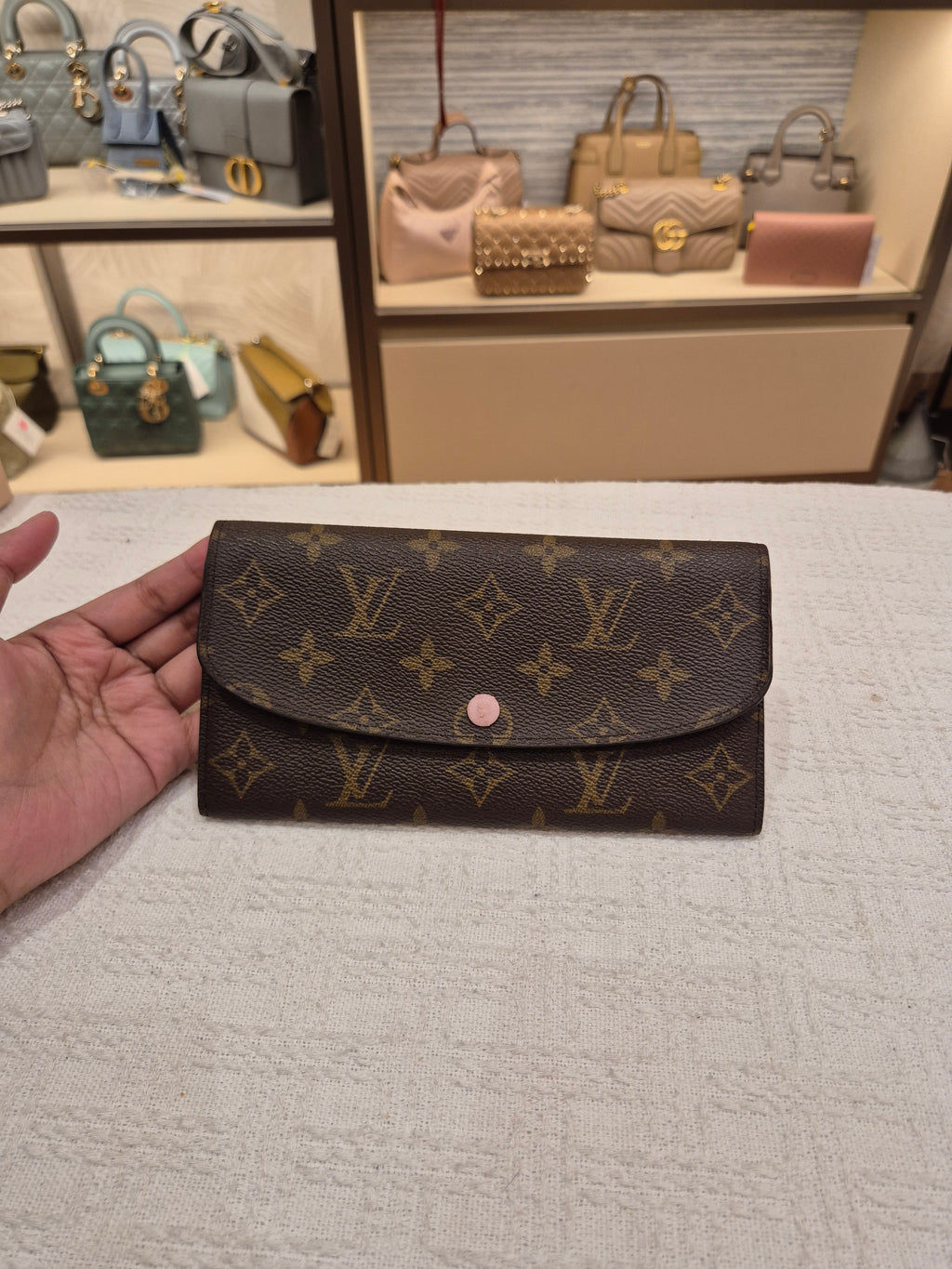 Louis Vuitton Emelie Long Wallet Monogram