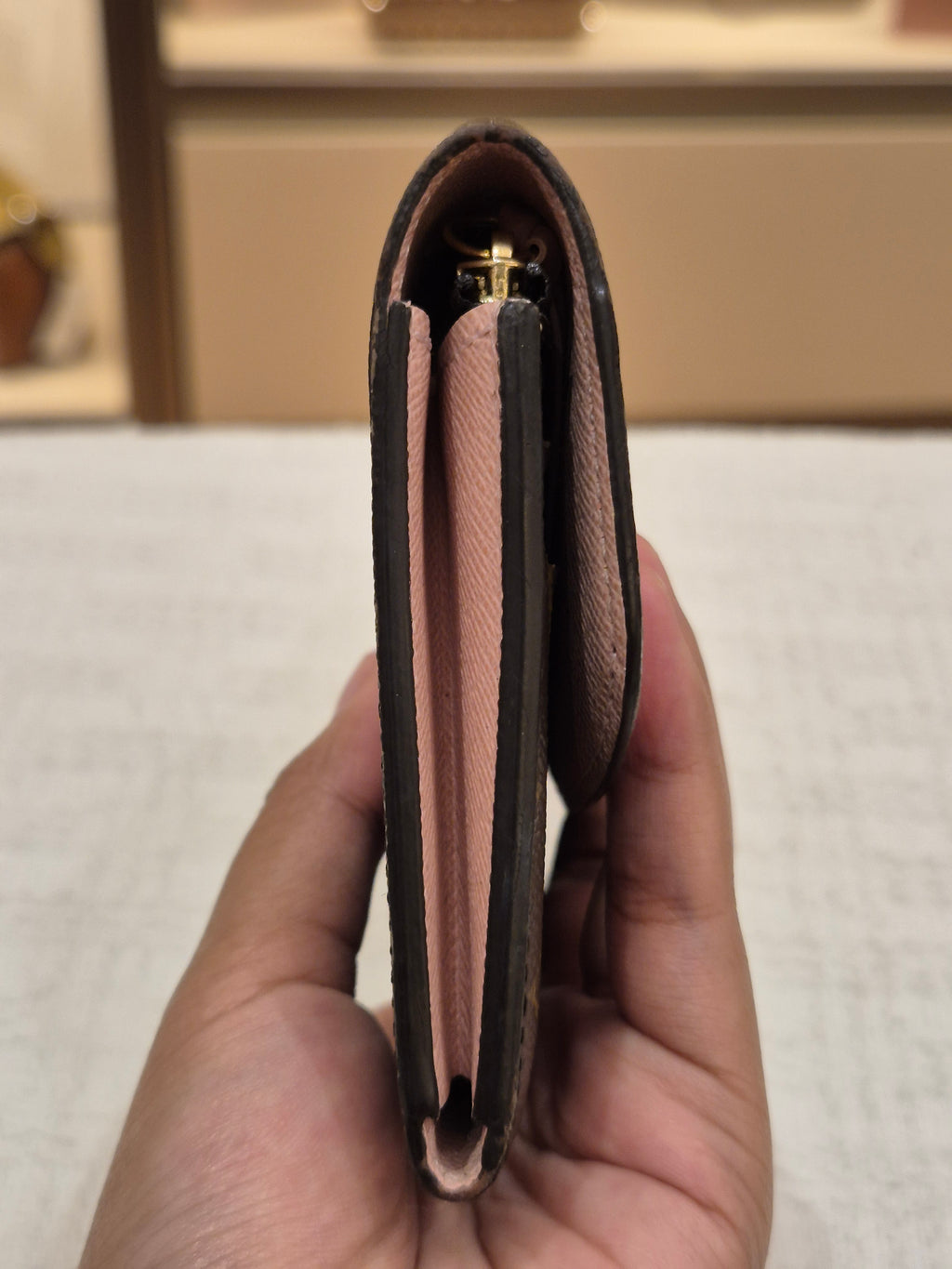 Louis Vuitton Emelie Long Wallet Monogram