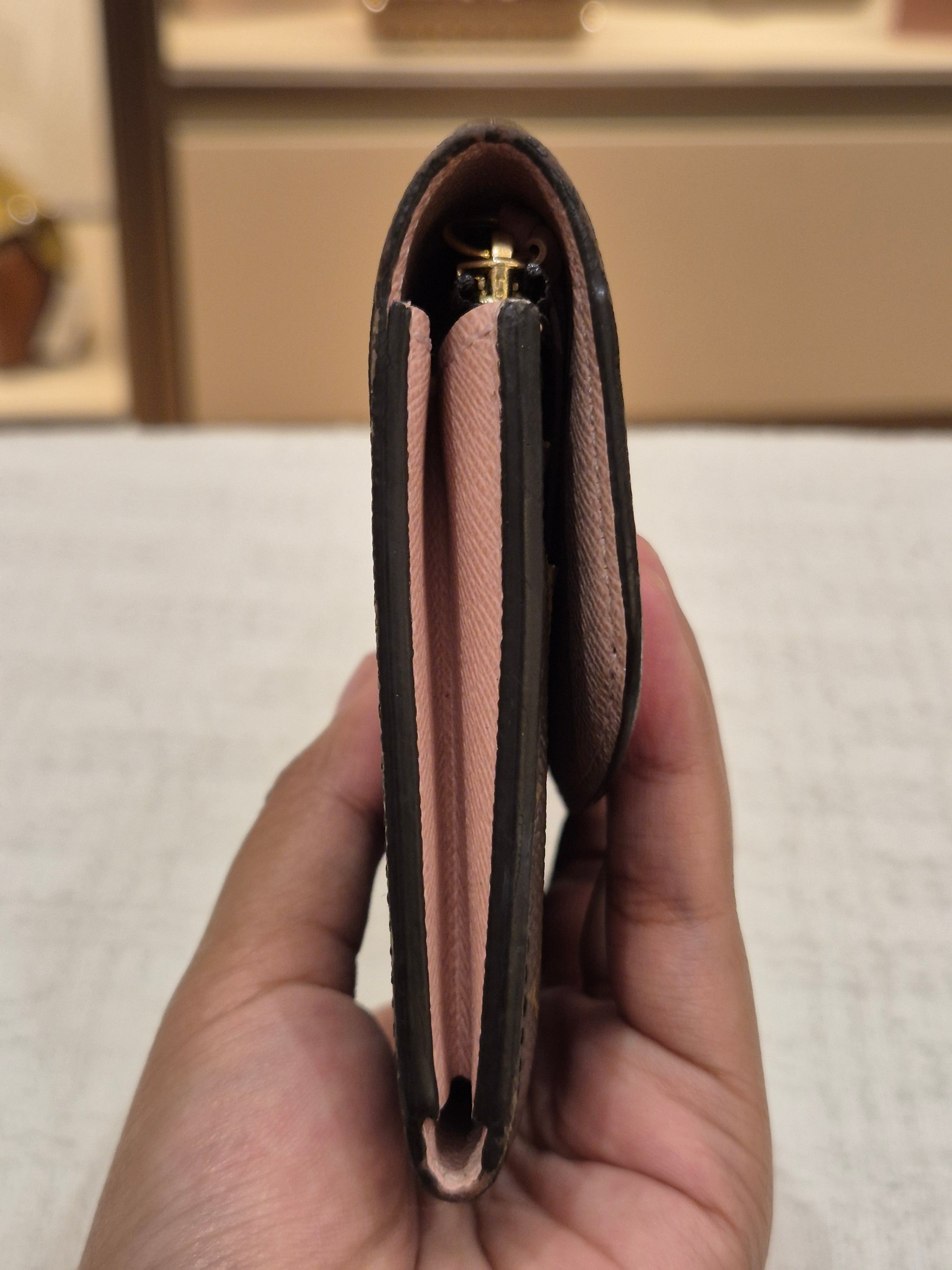 Louis Vuitton Emelie Long Wallet Monogram