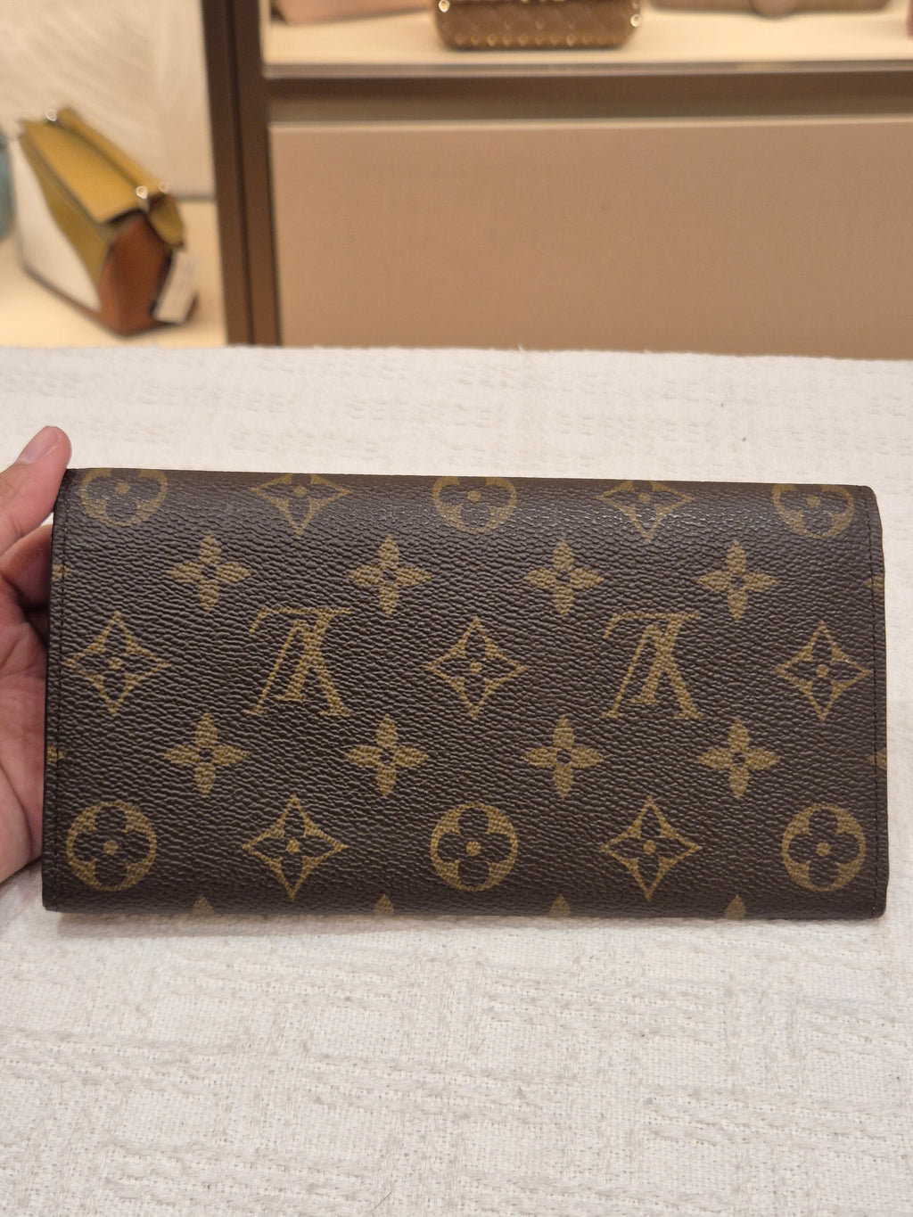 Louis Vuitton Emelie Long Wallet Monogram