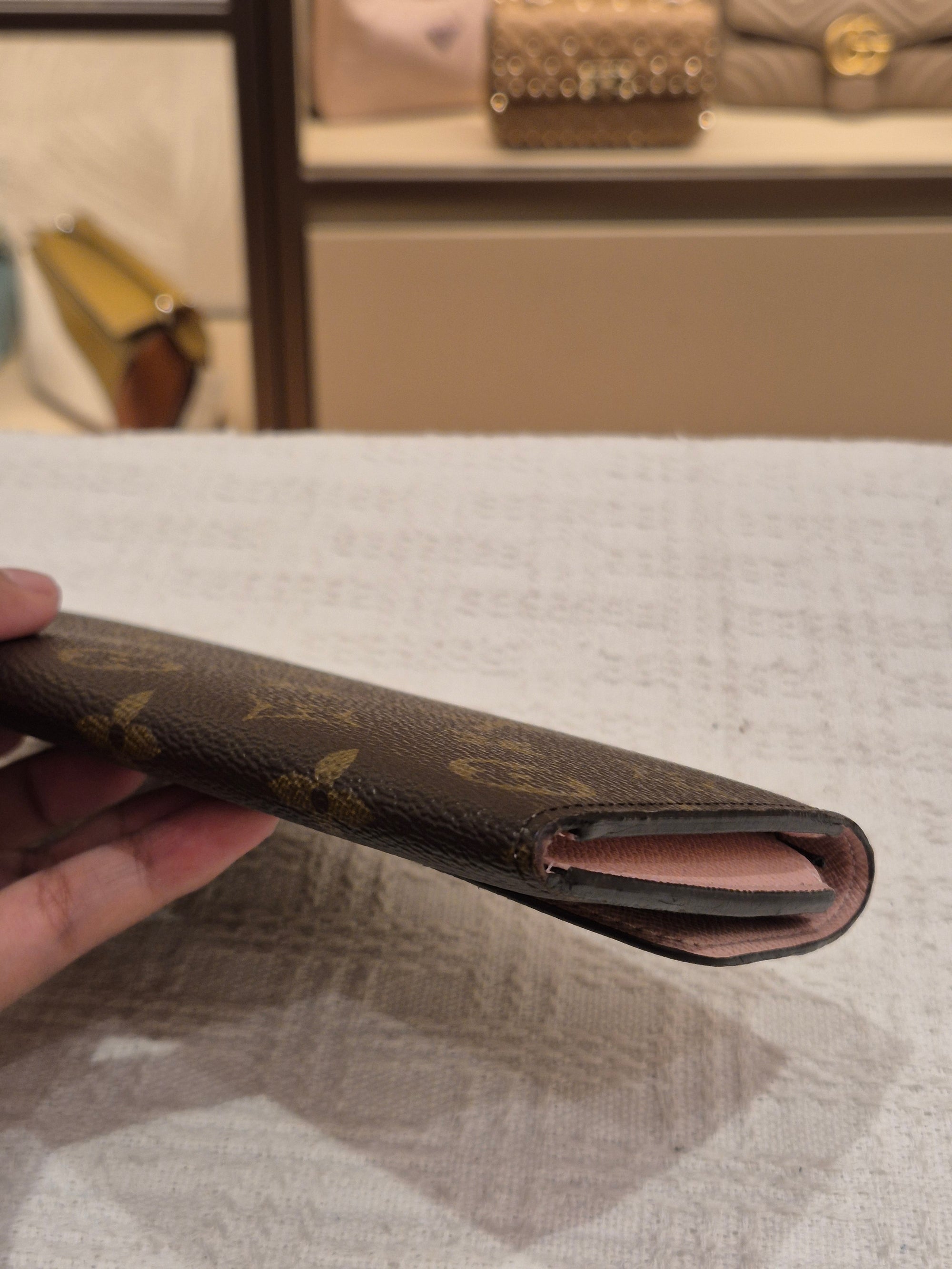Louis Vuitton Emelie Long Wallet Monogram