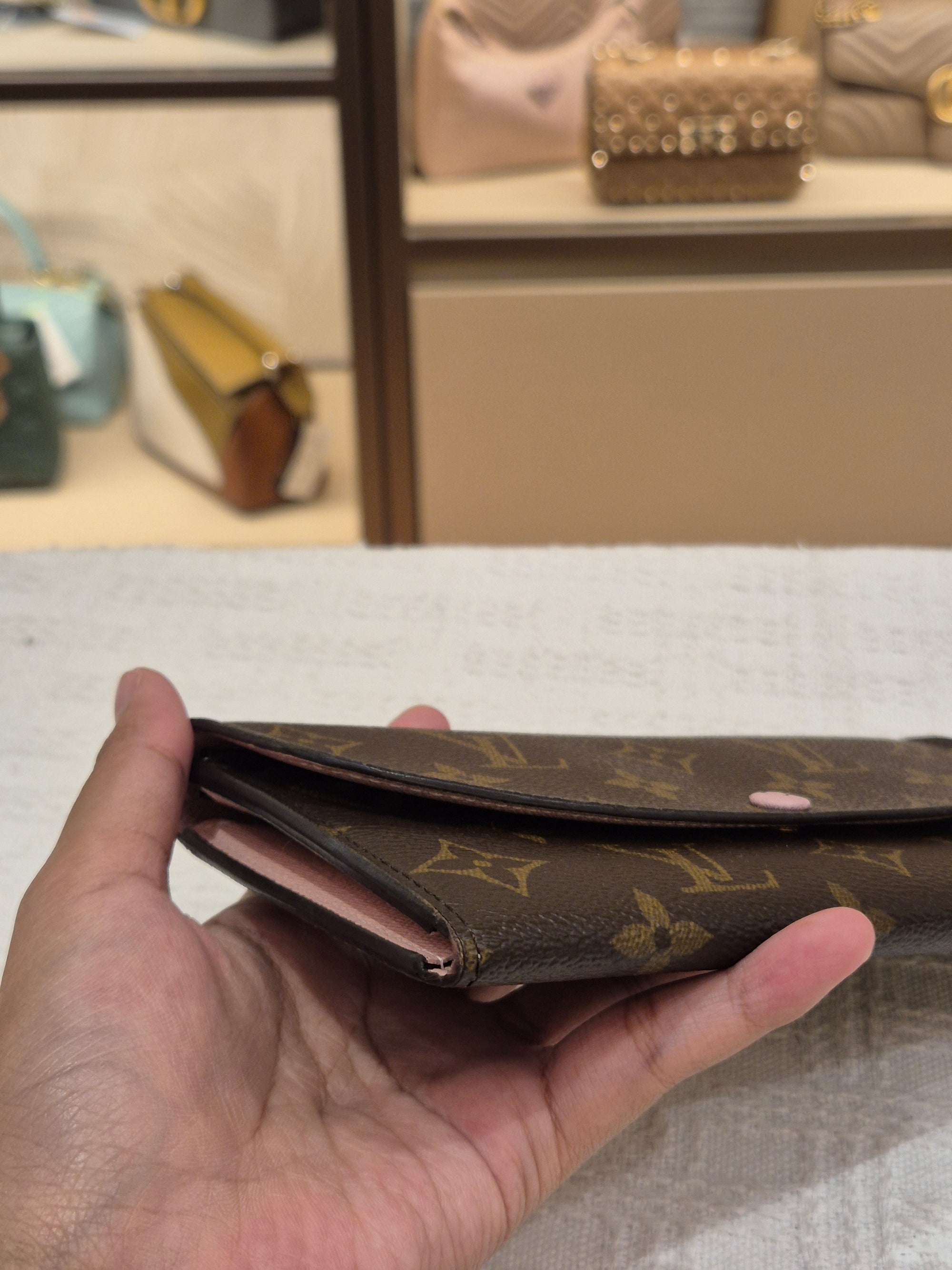Louis Vuitton Emelie Long Wallet Monogram