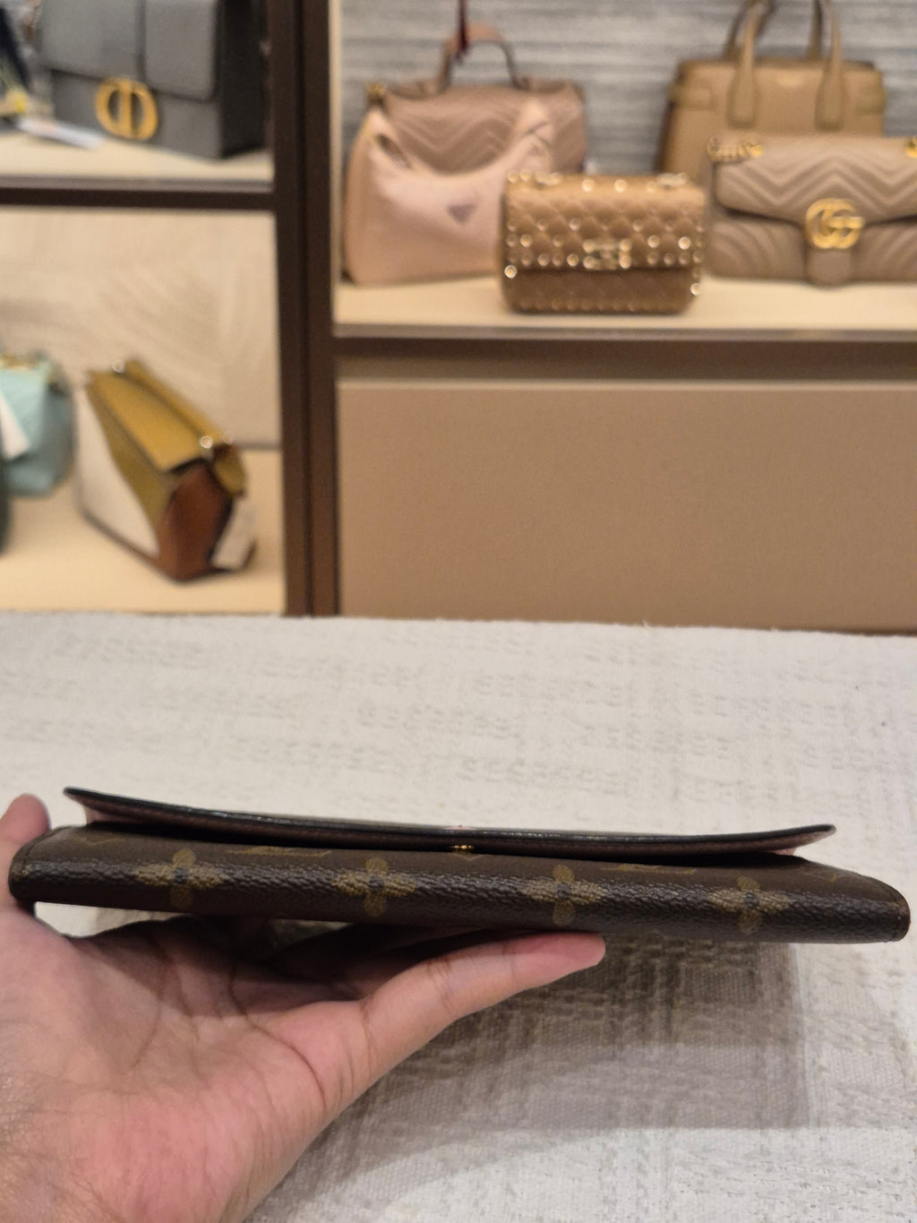 Louis Vuitton Emelie Long Wallet Monogram