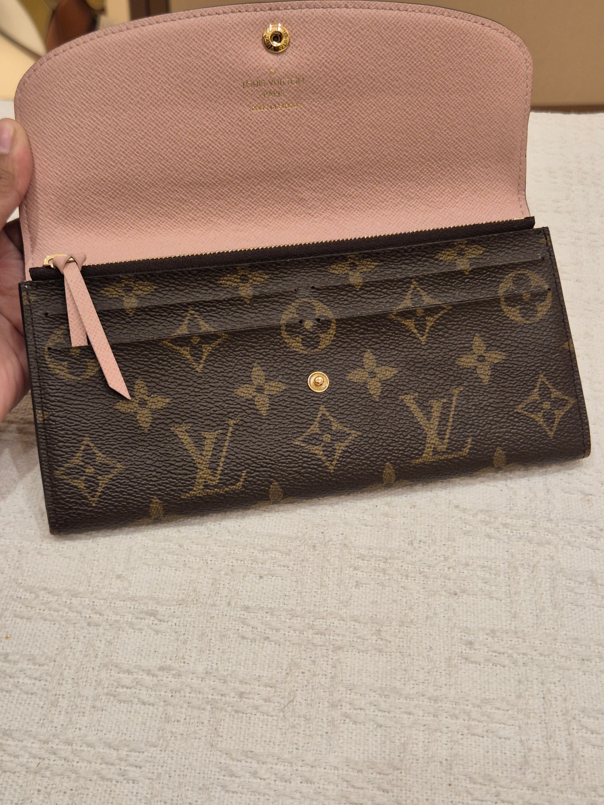Louis Vuitton Emelie Long Wallet Monogram