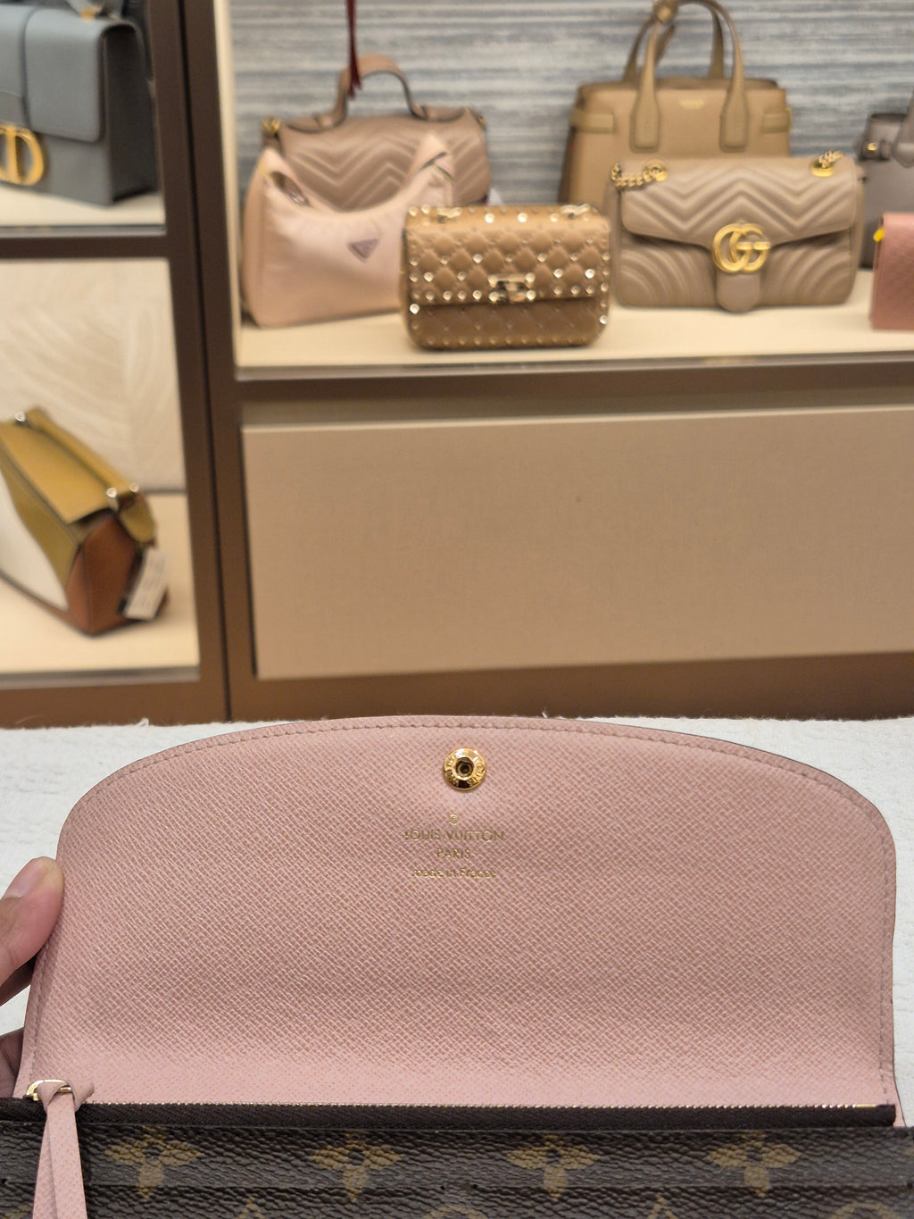 Louis Vuitton Emelie Long Wallet Monogram