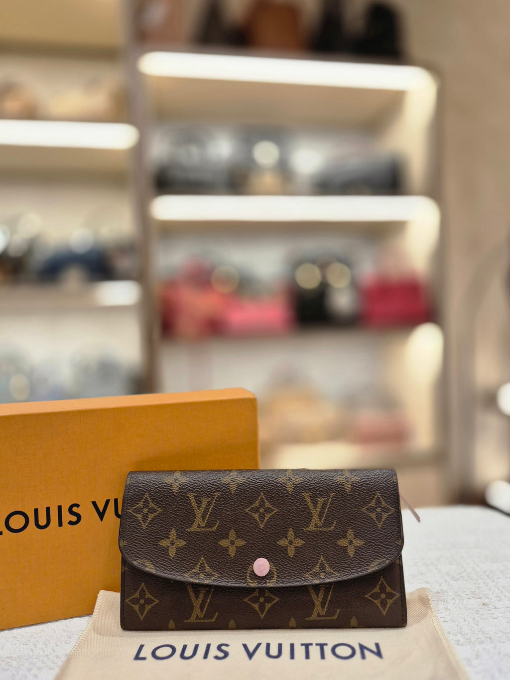 Louis Vuitton Emelie Long Wallet Monogram