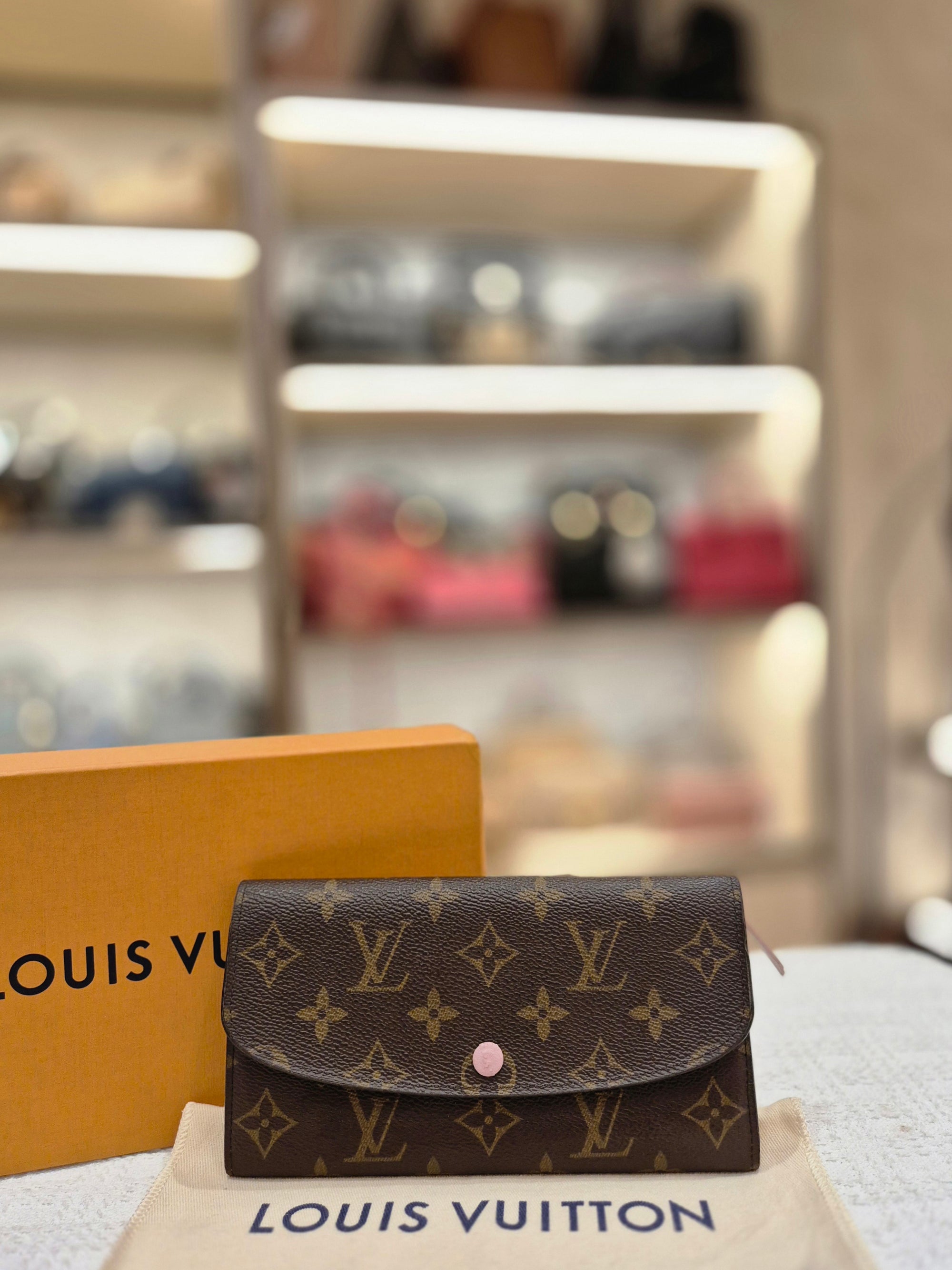 Louis Vuitton Emelie Long Wallet Monogram