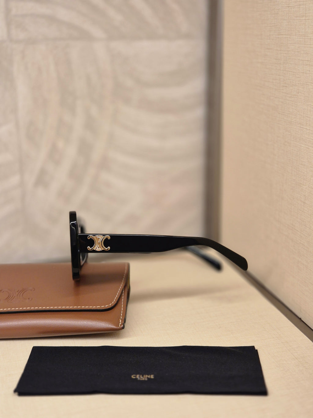 Celine Sunglasses Triomphe Black