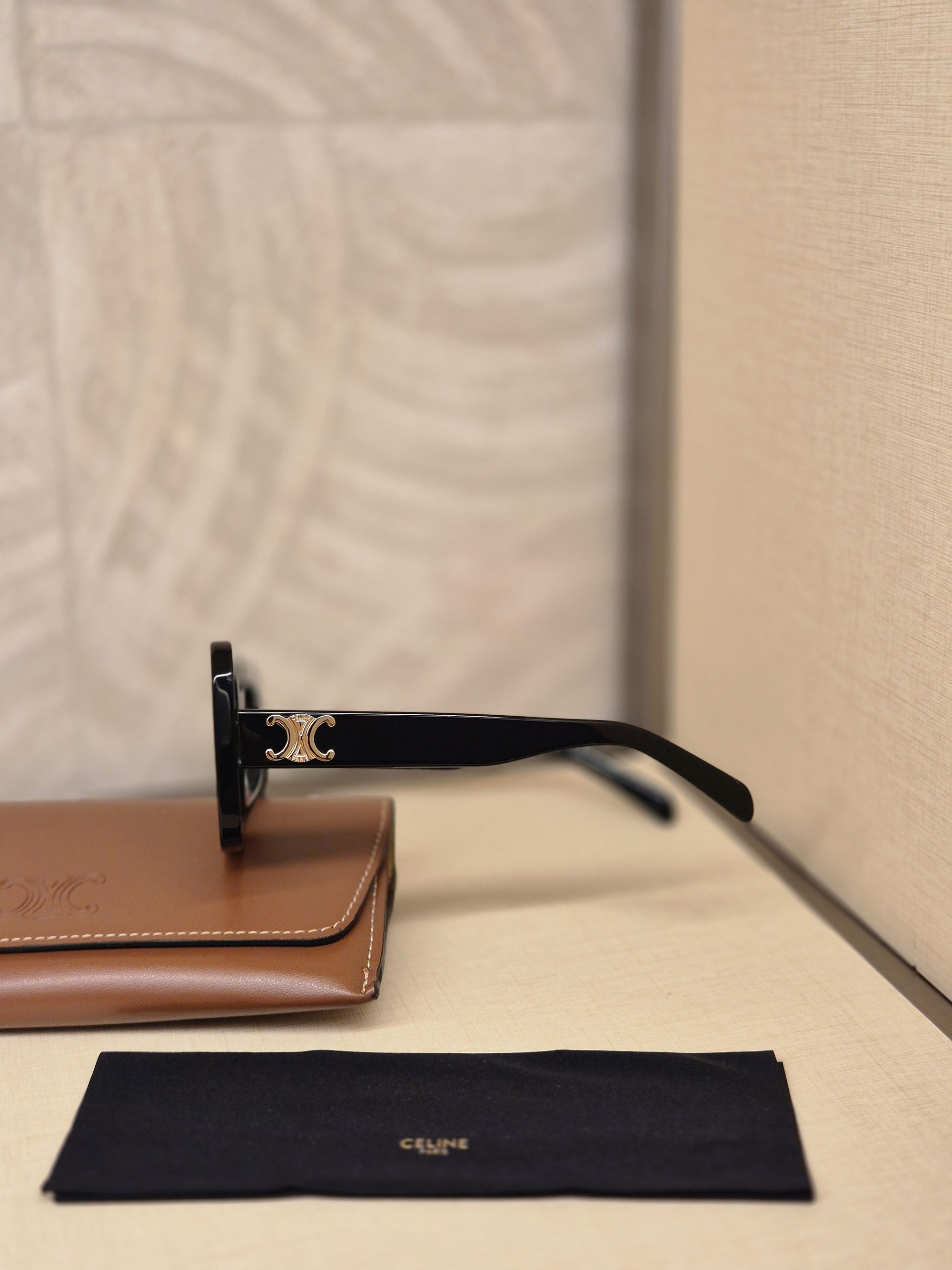 Celine Sunglasses Triomphe Black