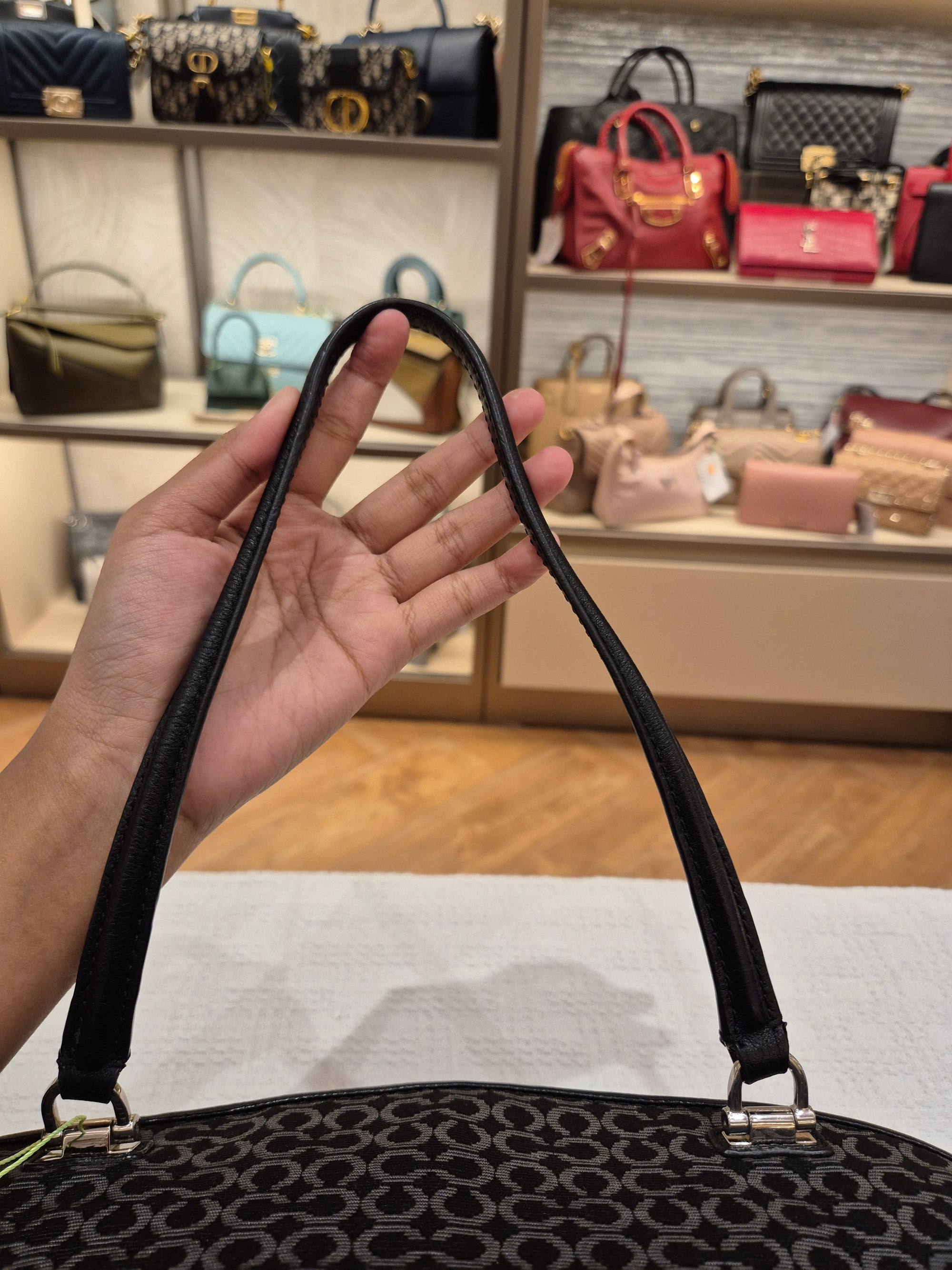 Coach Double Zipper Signature