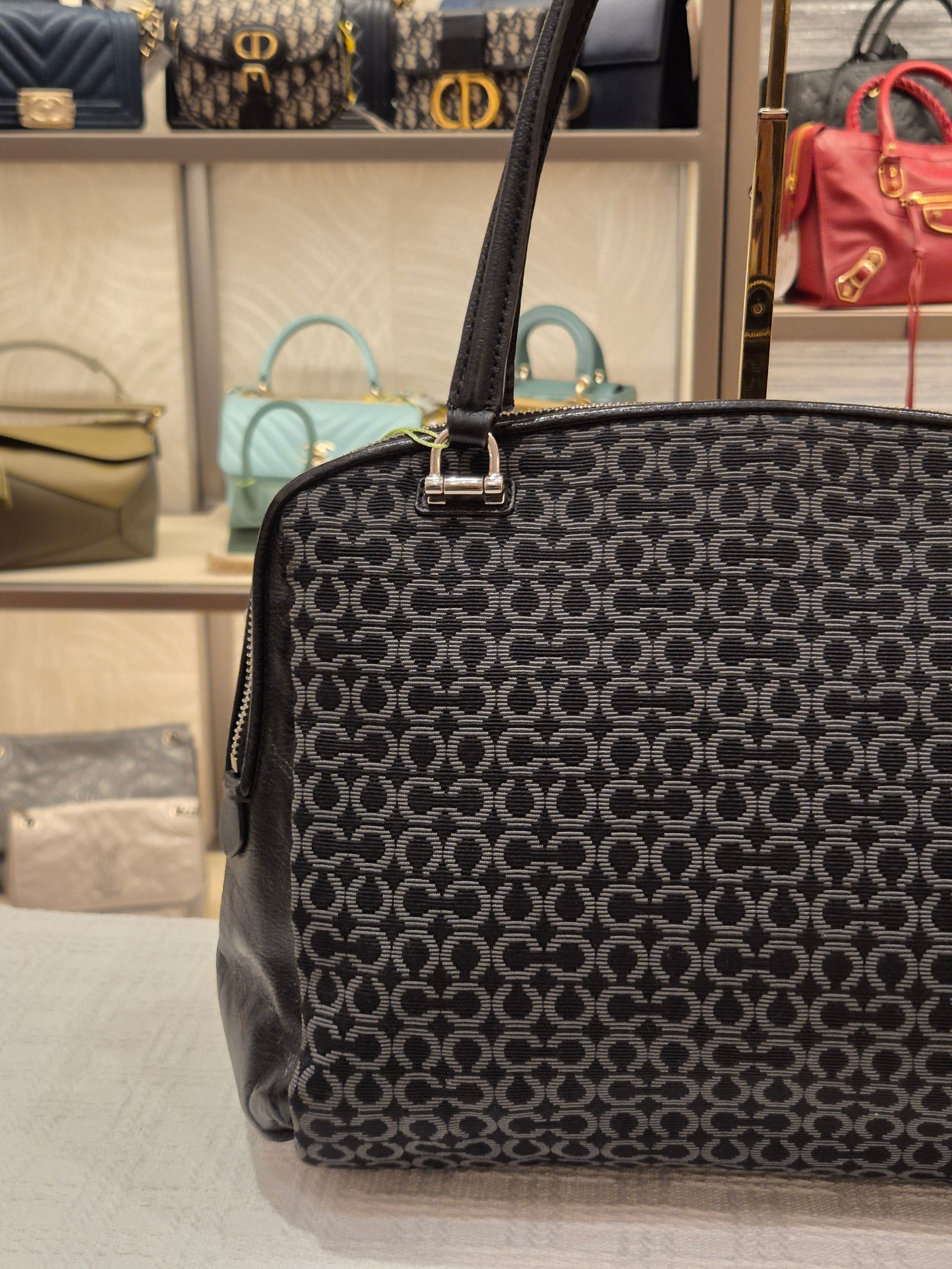Coach Double Zipper Signature