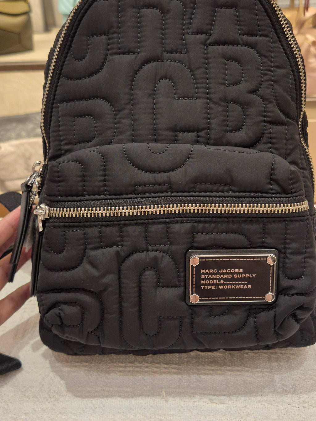 Marc Jacob Backpack Puffer Black