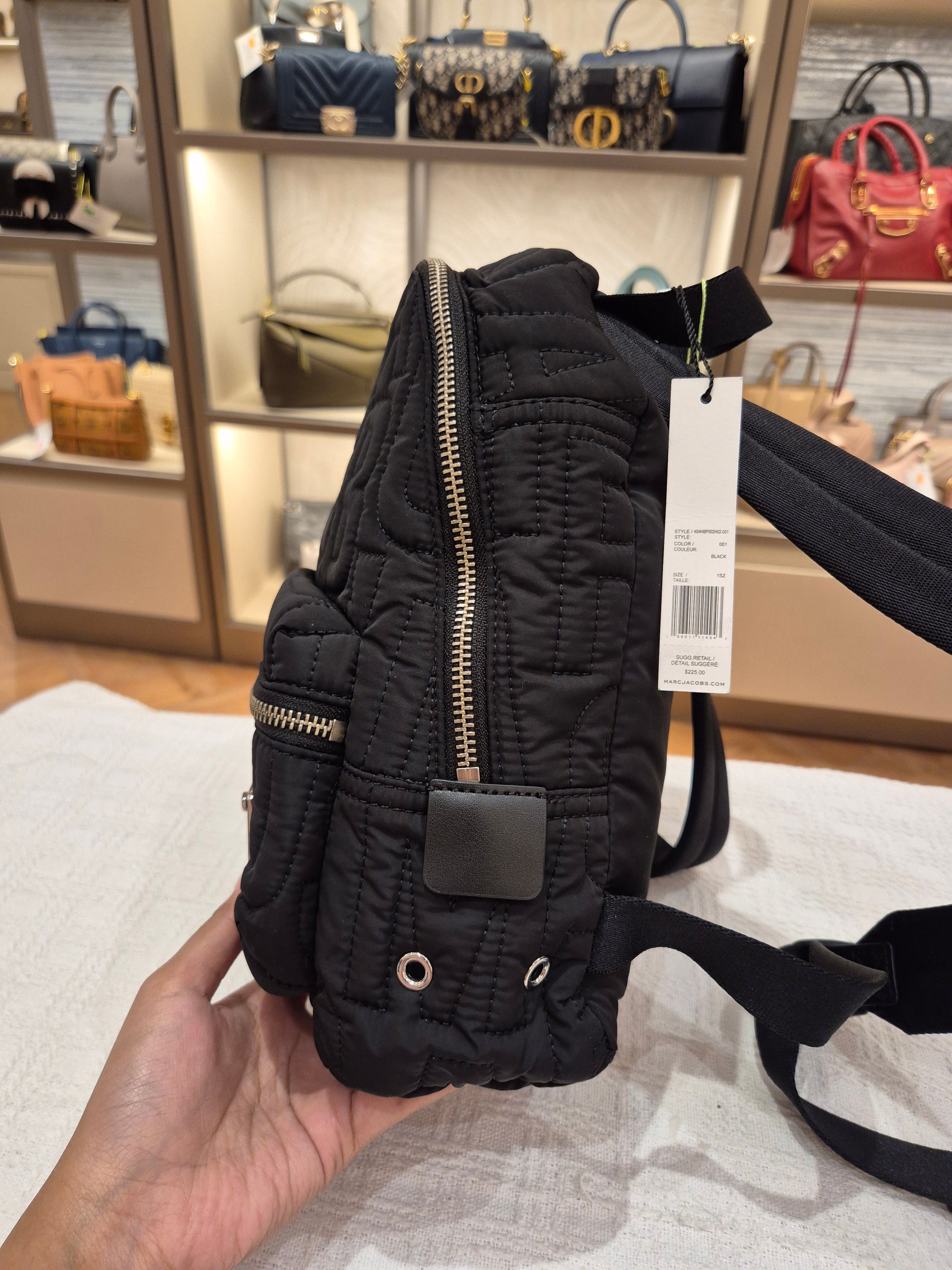 Marc Jacob Backpack Puffer Black
