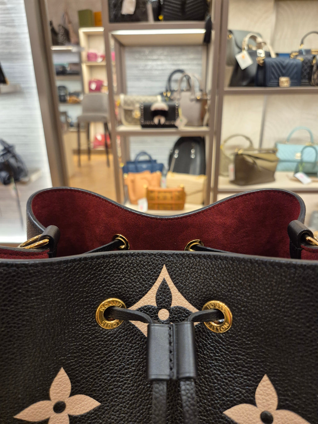 Louis Vuitton NeoNoe MM Emprainte Bicolor