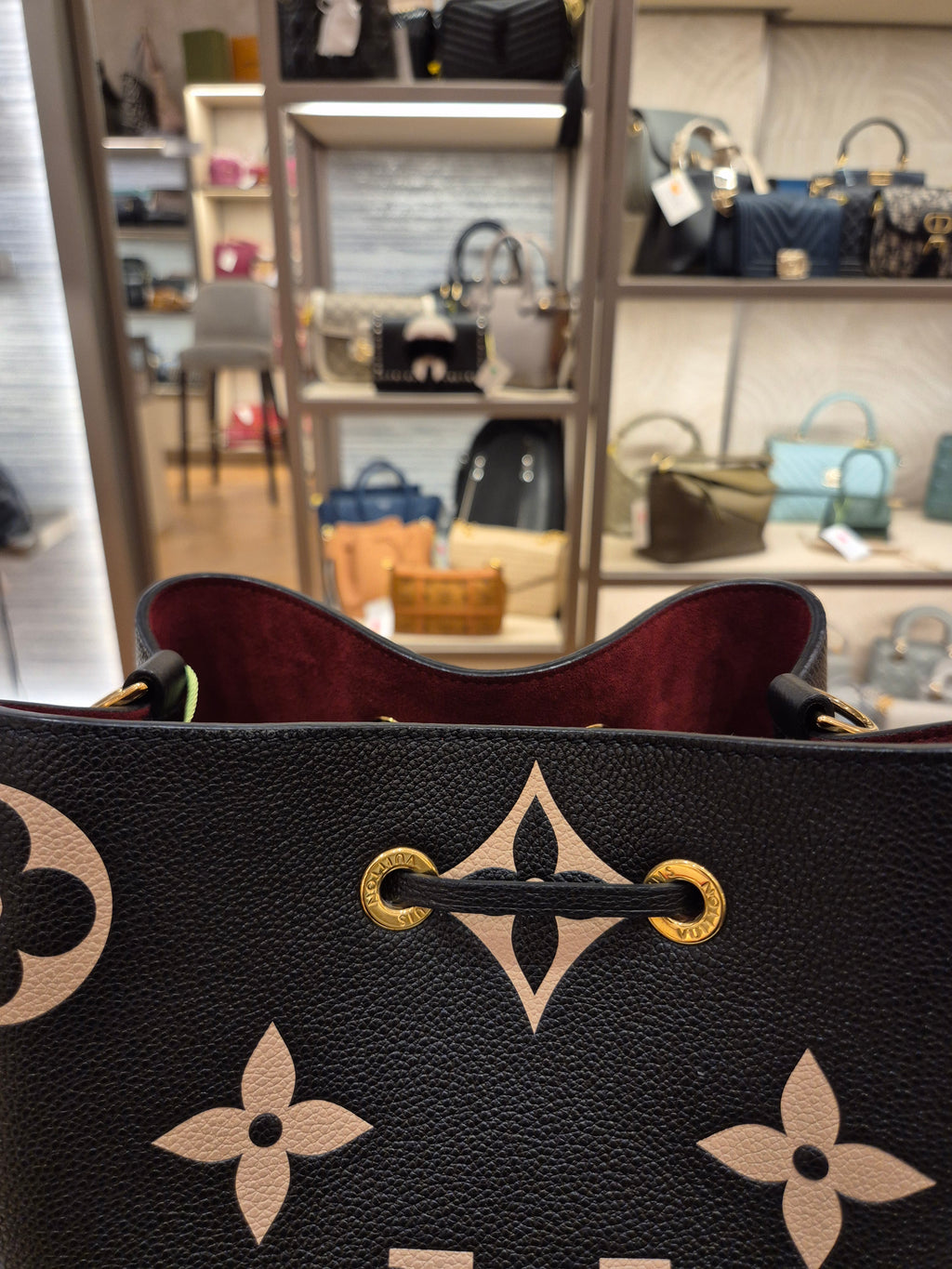 Louis Vuitton NeoNoe MM Emprainte Bicolor