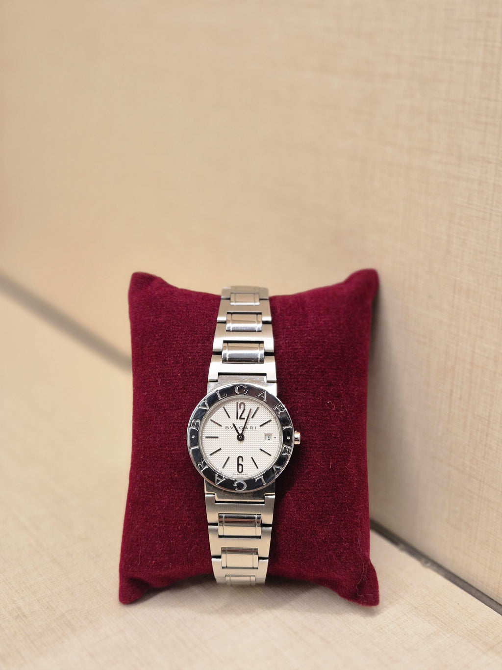 Bvlgari Watch Chain Silver Dial Putih