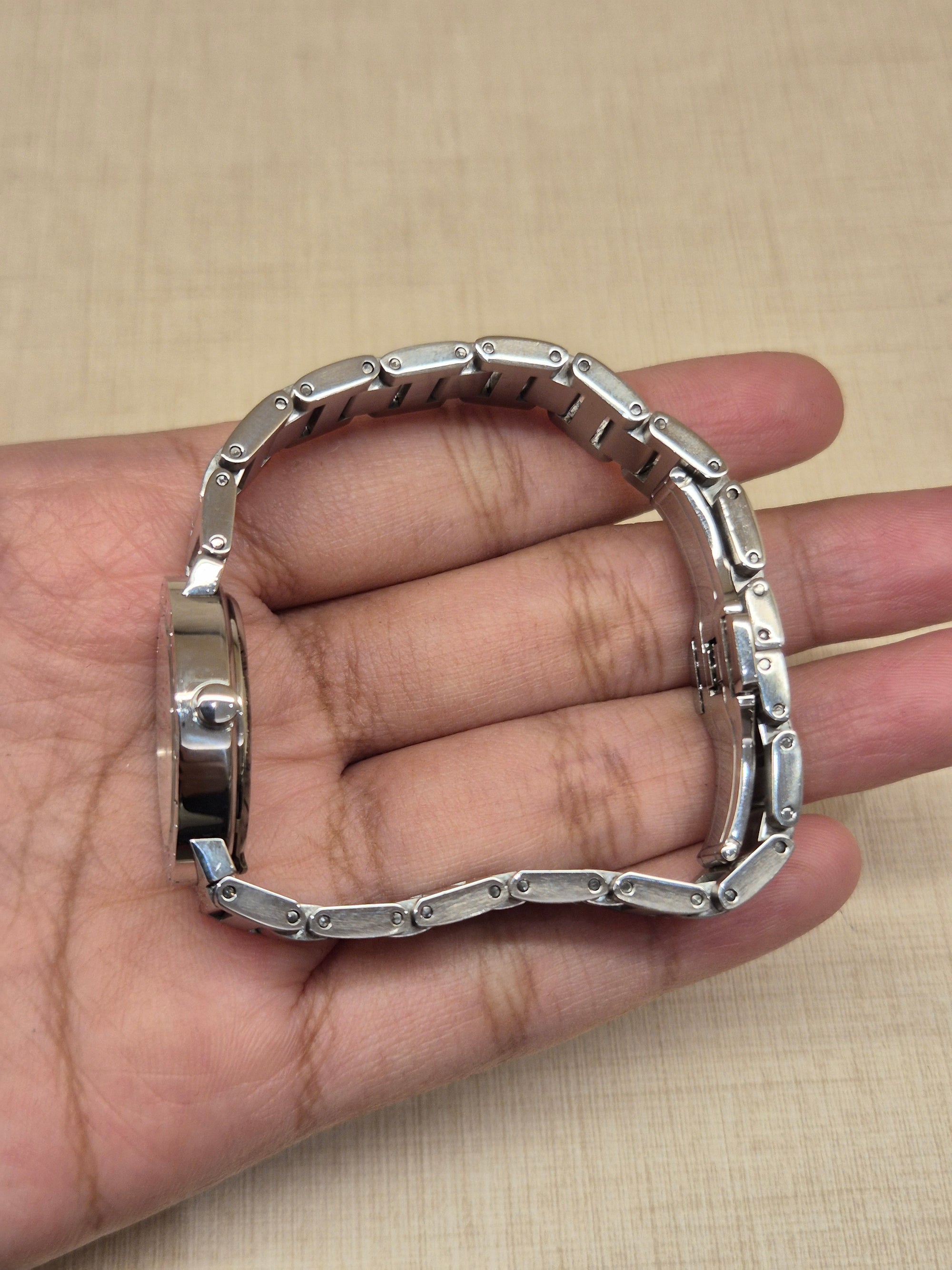Bvlgari Watch Chain Silver Dial Putih