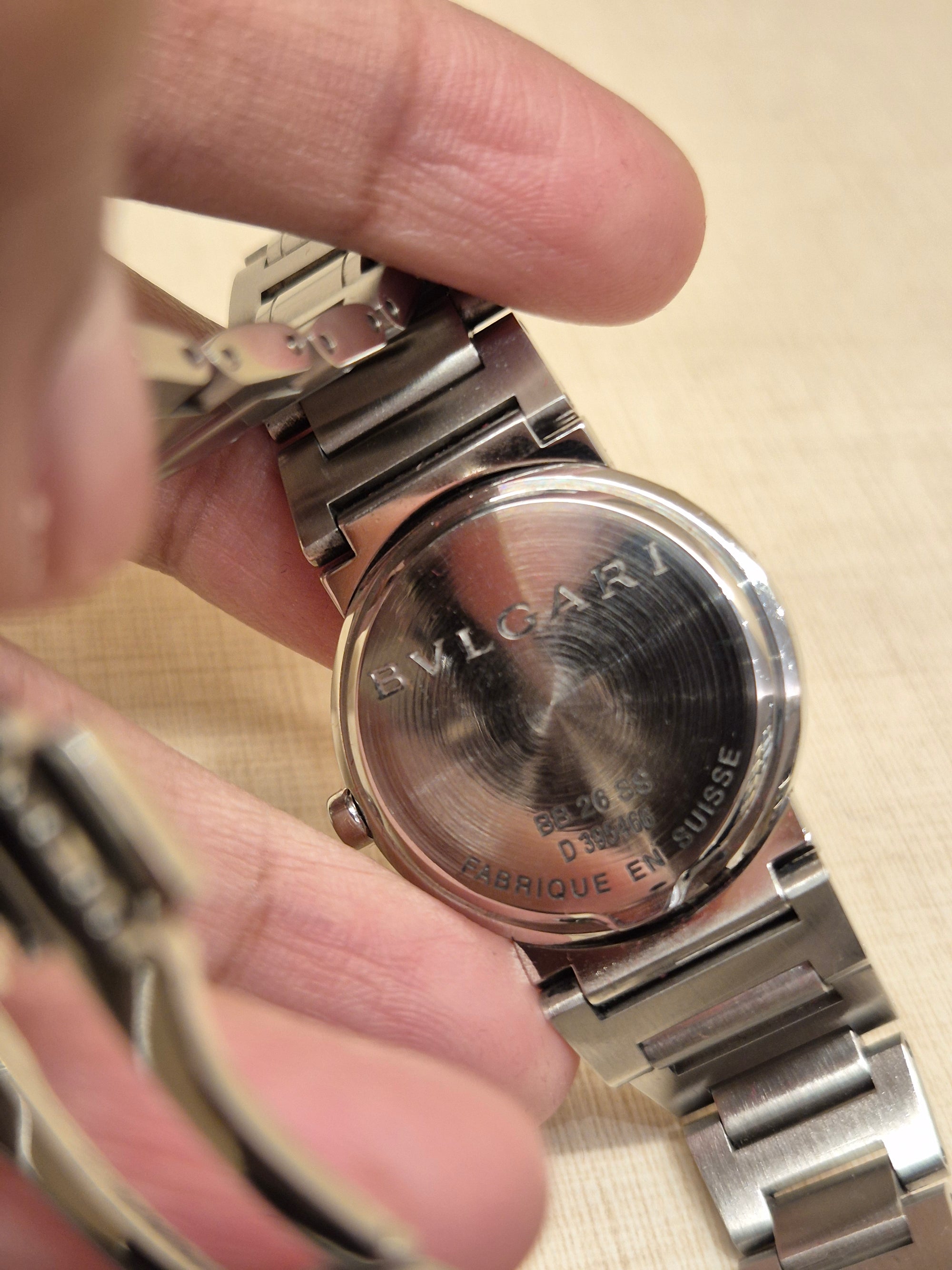 Bvlgari Watch Chain Silver Dial Putih