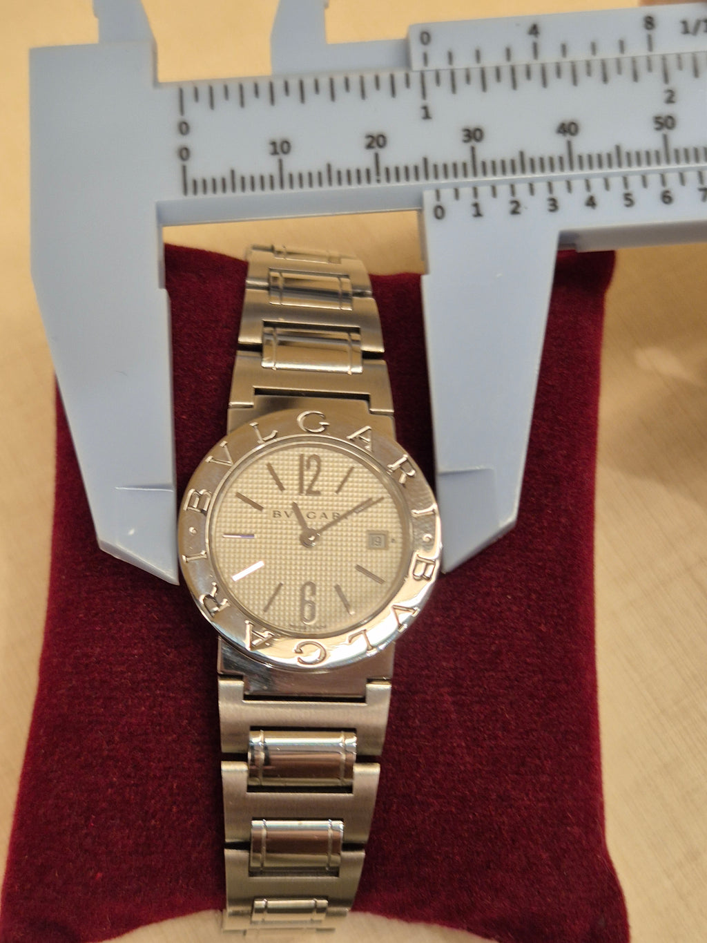 Bvlgari Watch Chain Silver Dial Putih