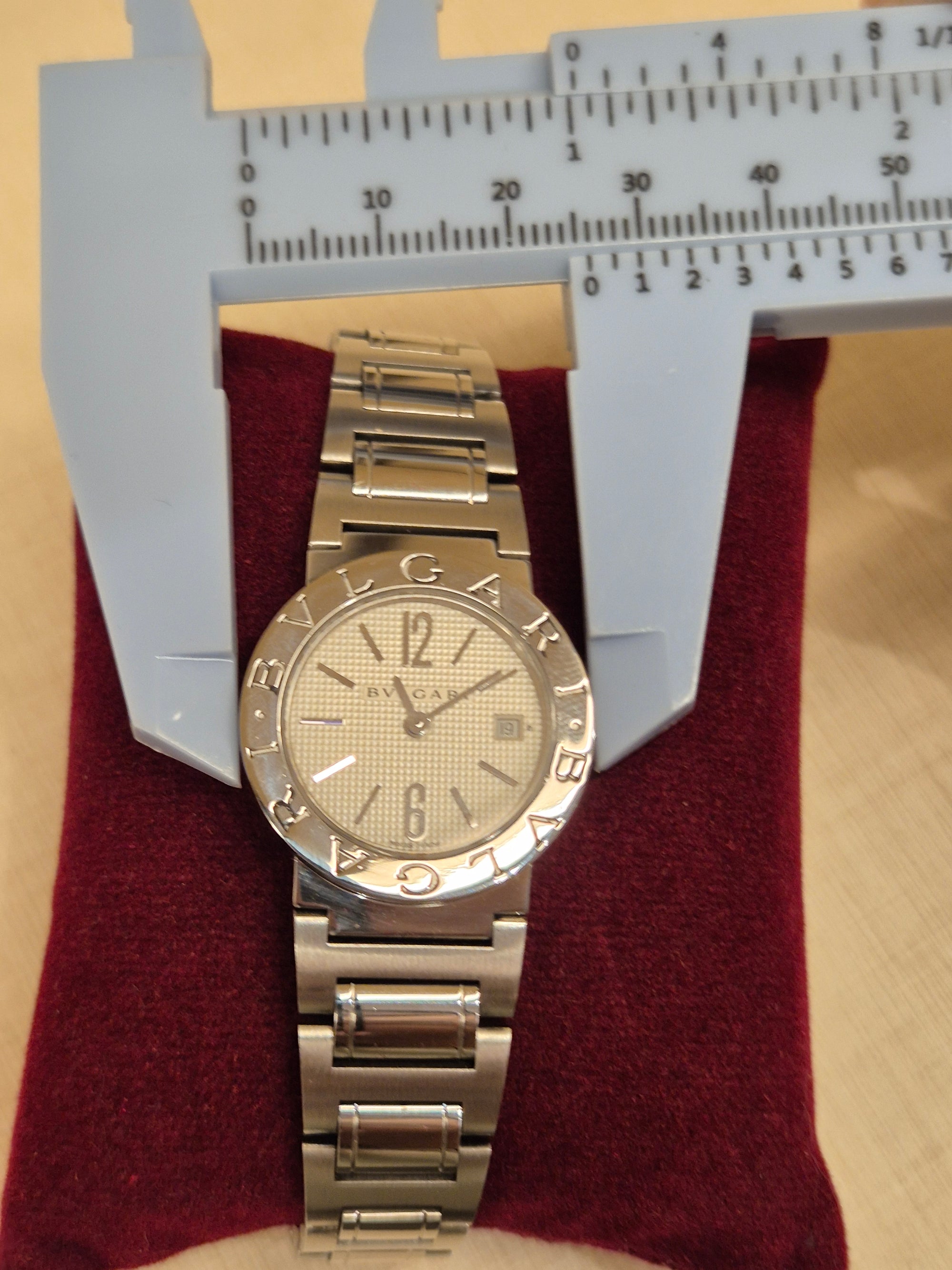 Bvlgari Watch Chain Silver Dial Putih