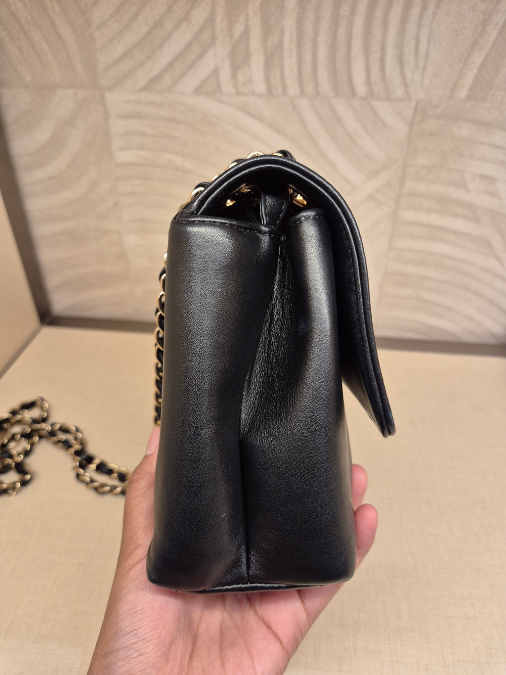 Chanel Flap Chevron Black