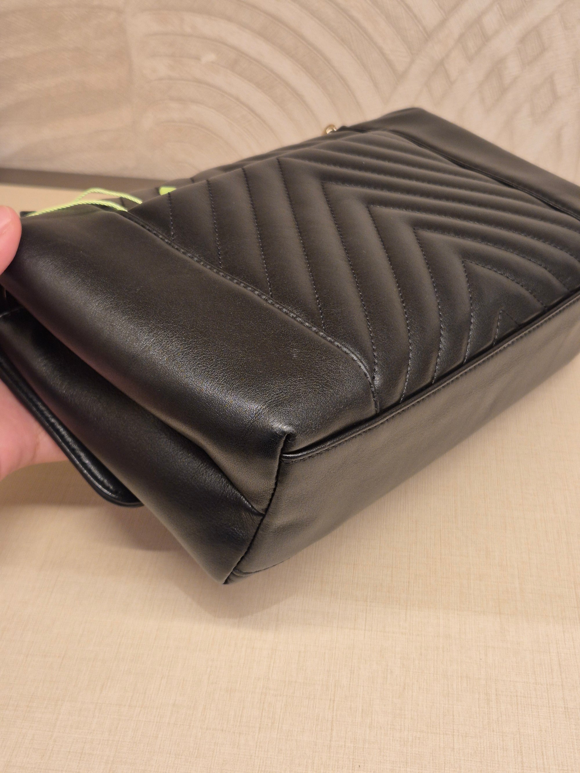 Chanel Flap Chevron Black