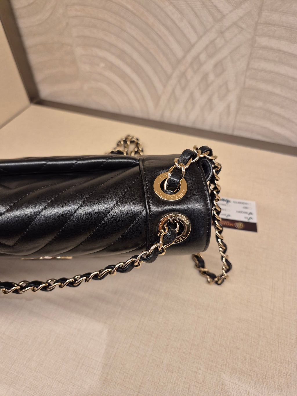 Chanel Flap Chevron Black