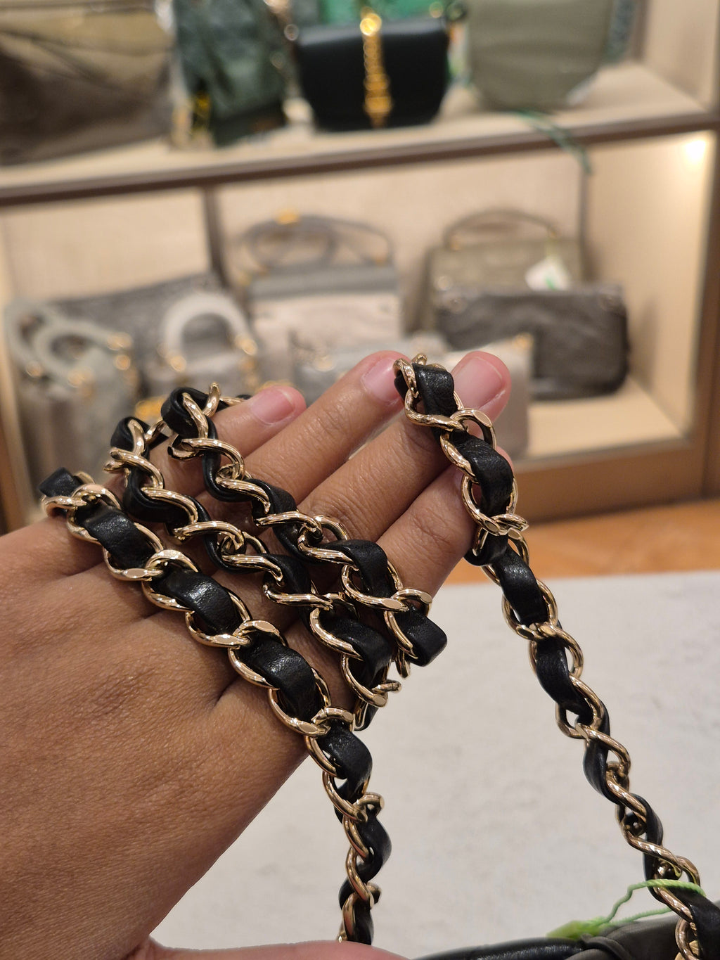 Chanel Flap Chevron Black