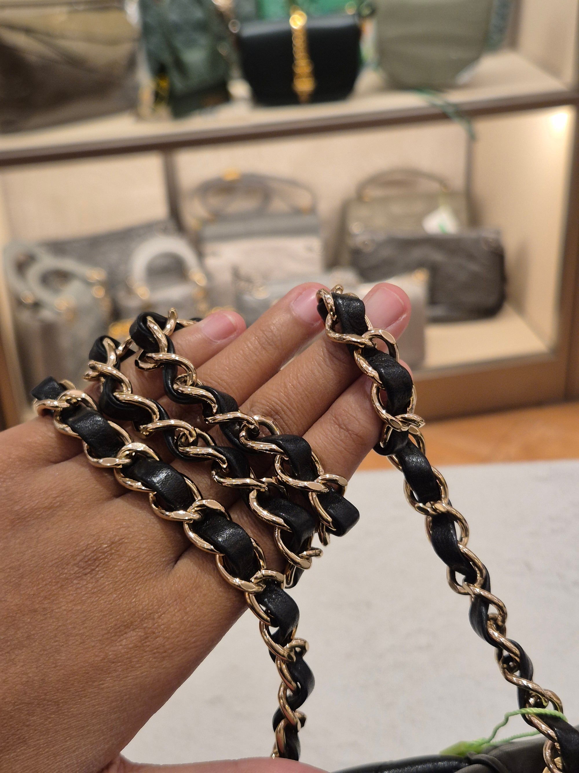 Chanel Flap Chevron Black