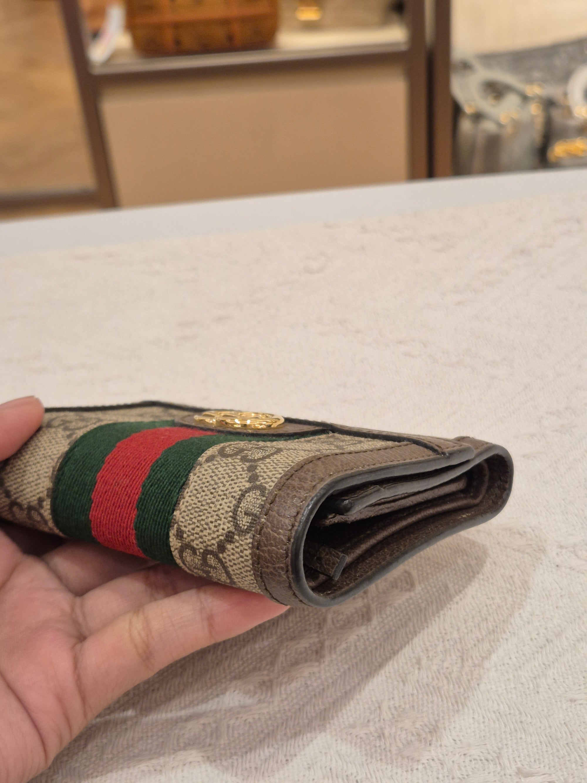 Gucci Ophida Wallet Monogram
