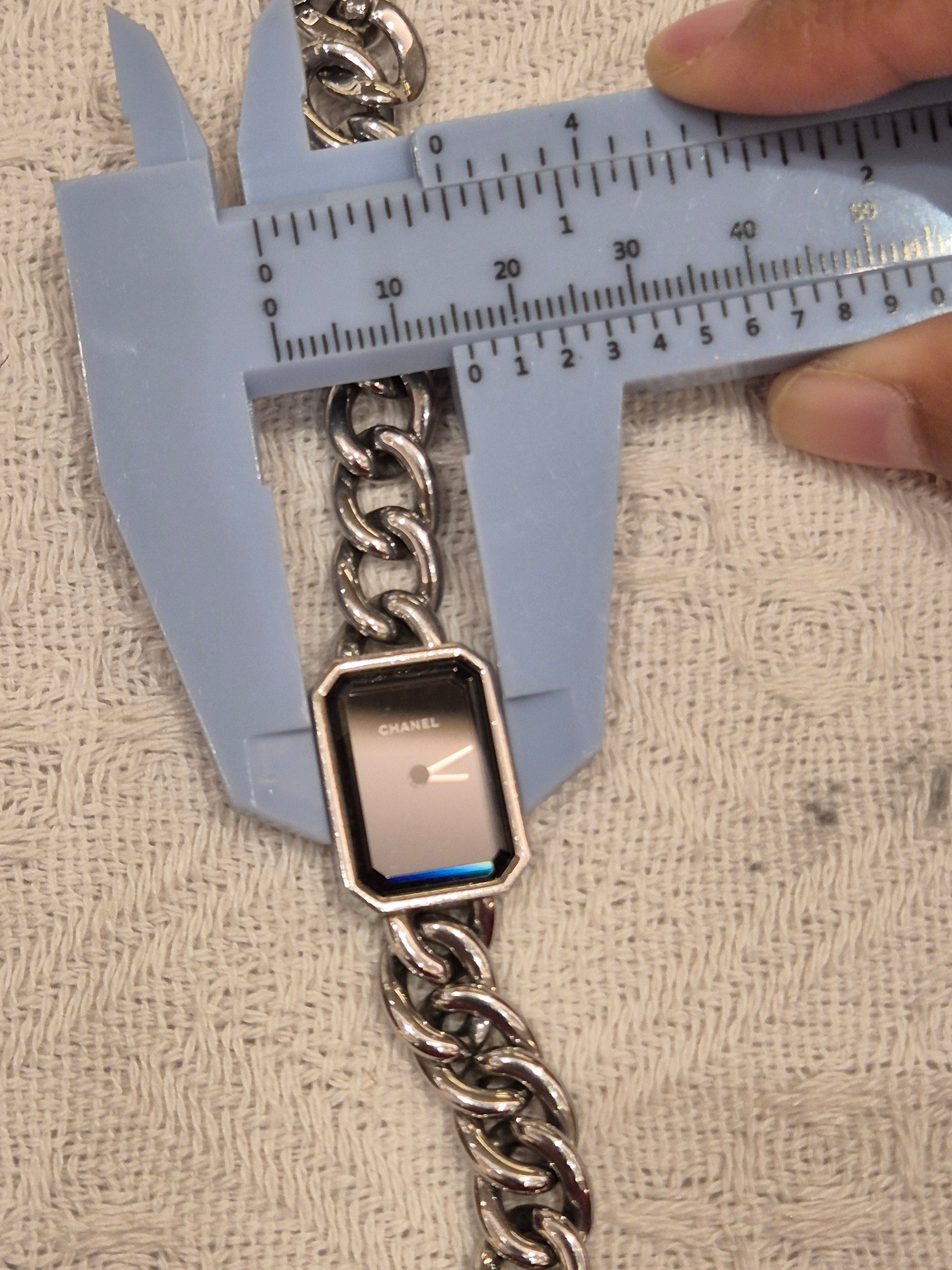Chanel Premier Chain Silver Dial Black