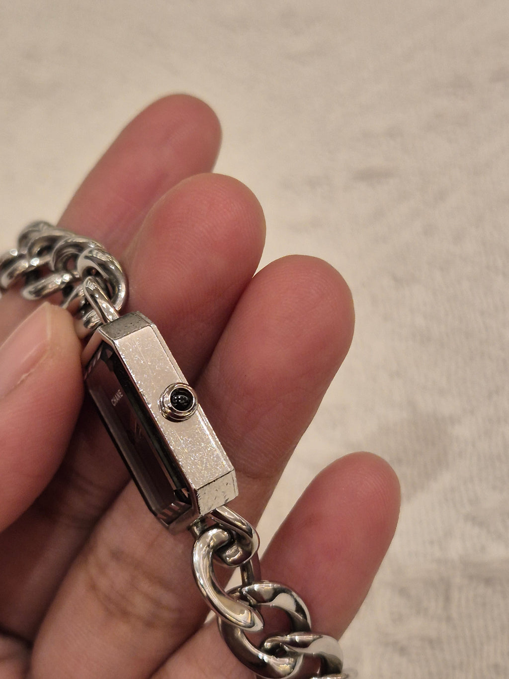 Chanel Premier Chain Silver Dial Black