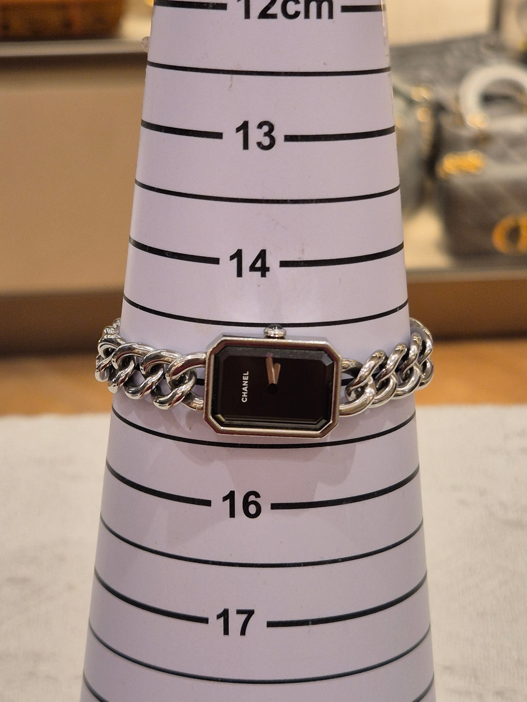 Chanel Premier Chain Silver Dial Black