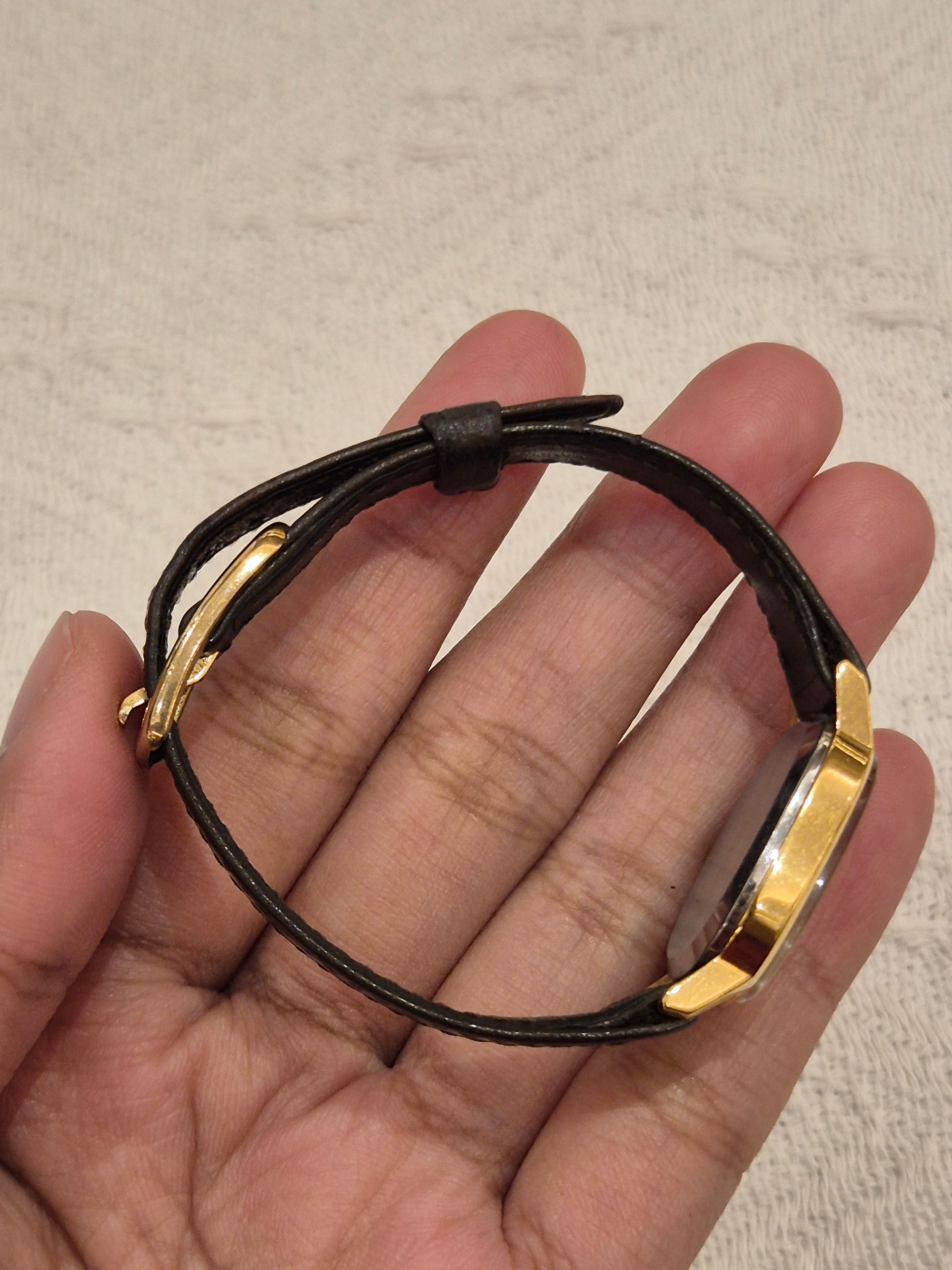 Omega De Ville Oval Leather Strap