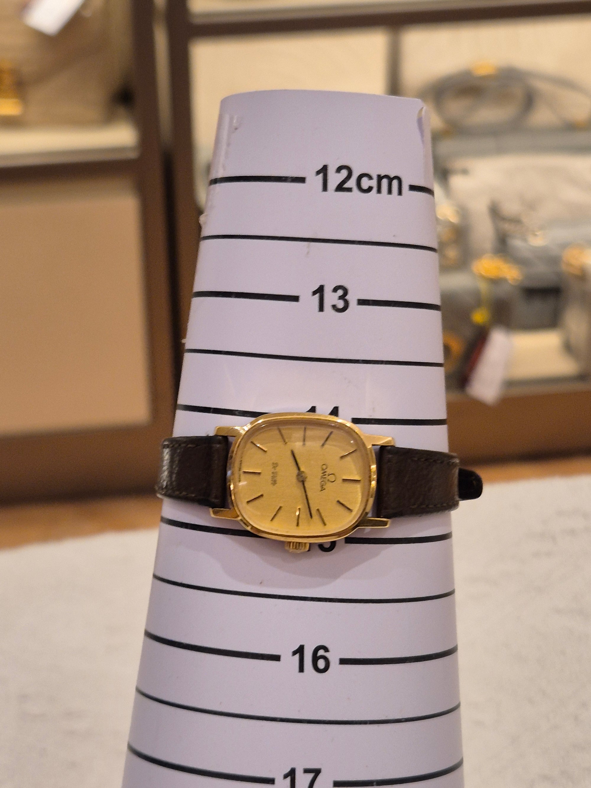 Omega De Ville Oval Leather Strap