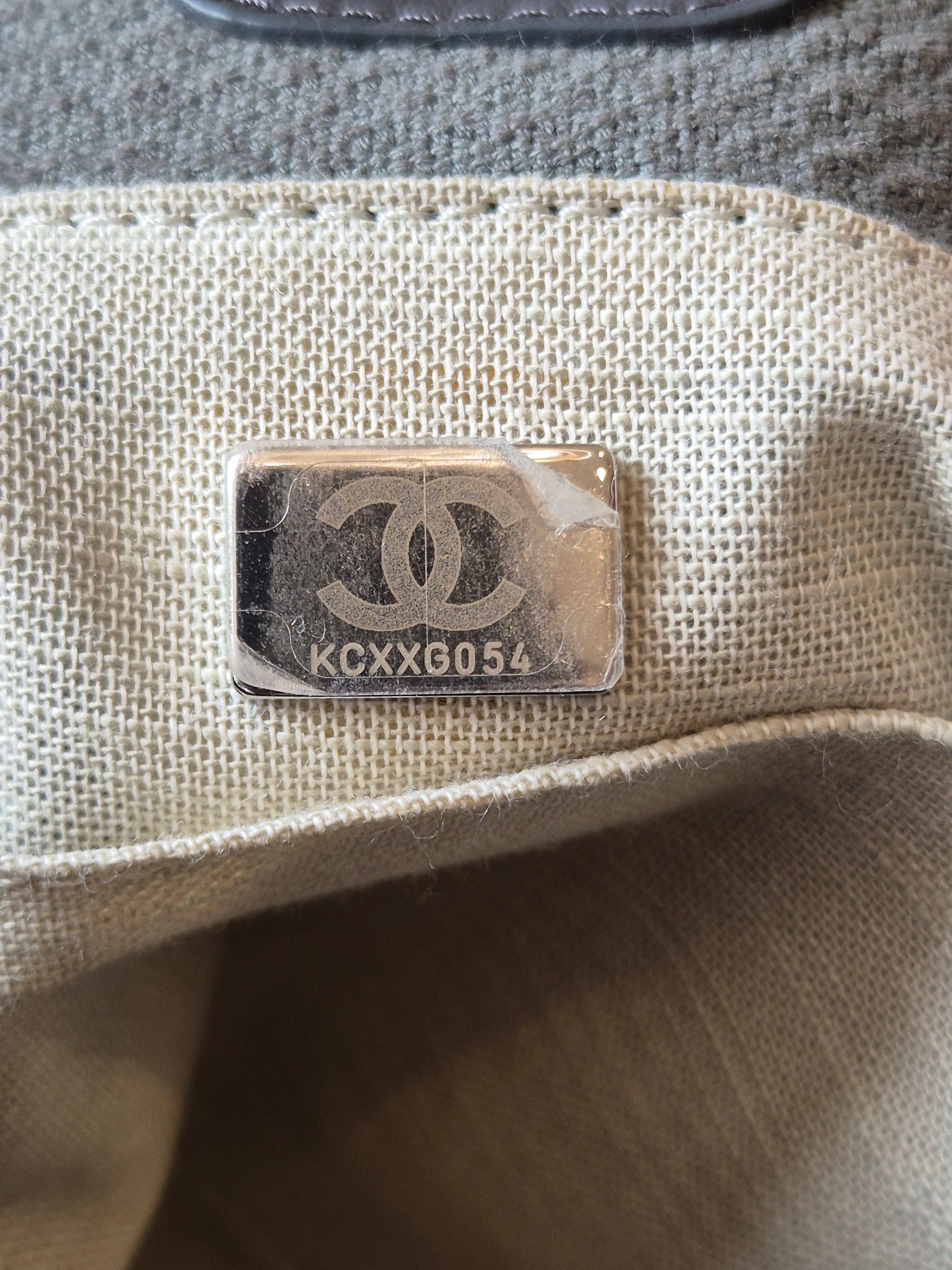 Chanel Deauville Tote Bag Grey