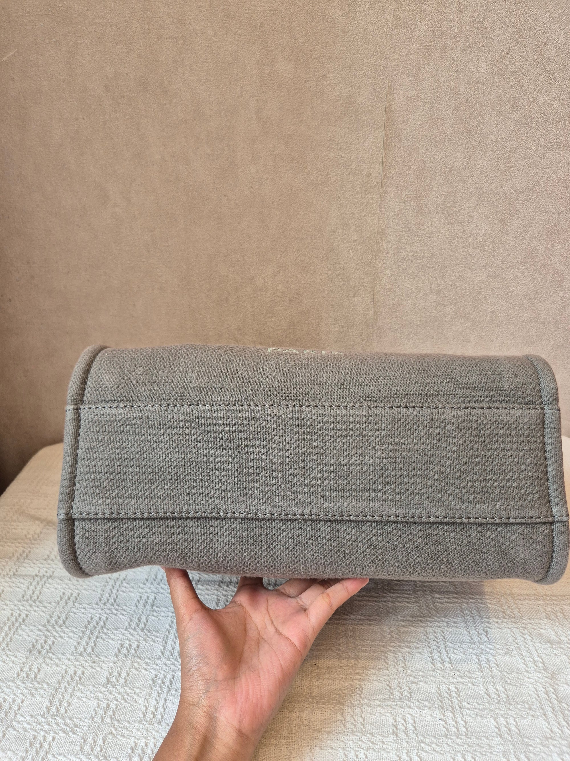 Chanel Deauville Tote Bag Grey