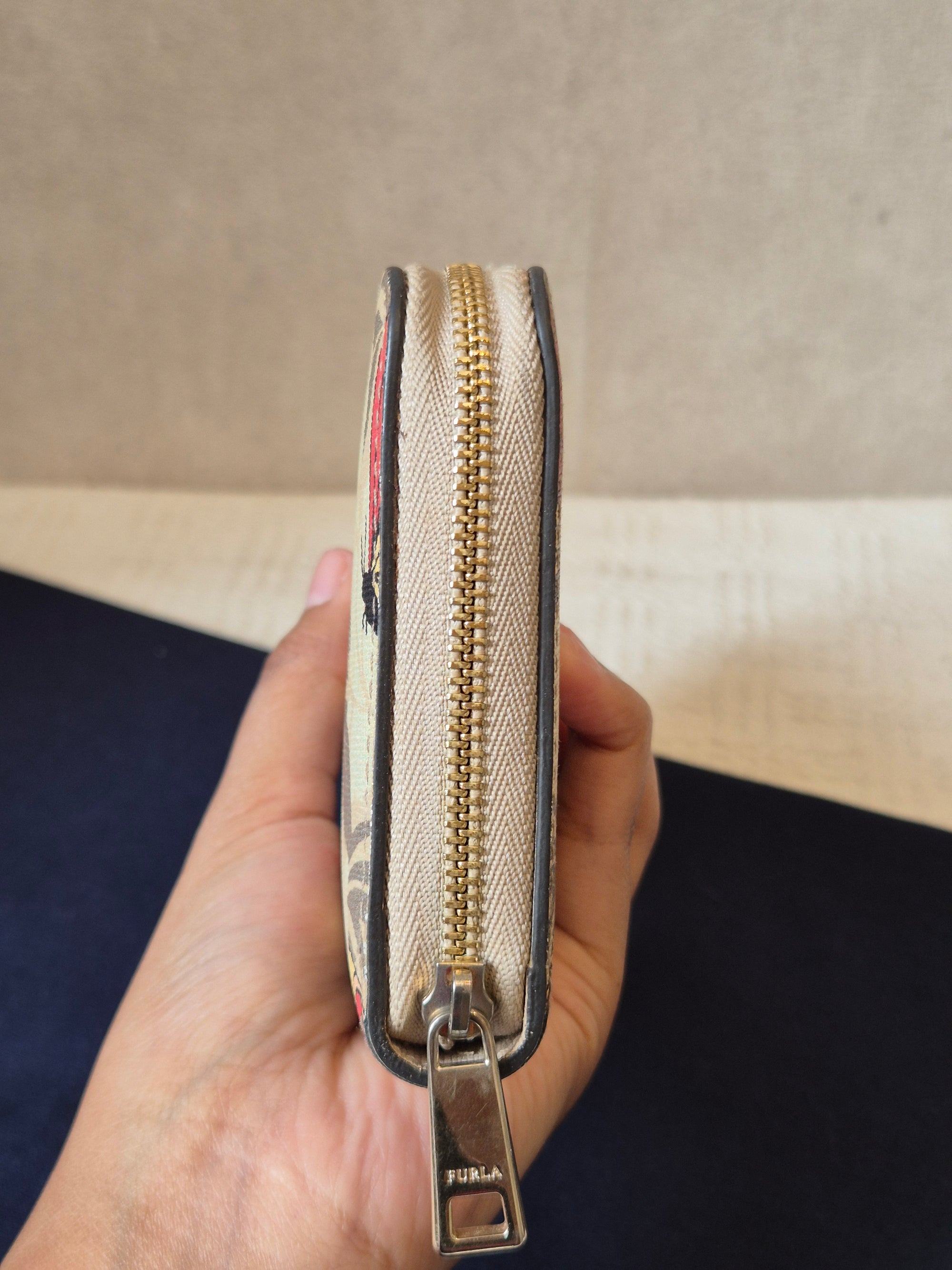 Furla Zipper Long Wallet Butterfly