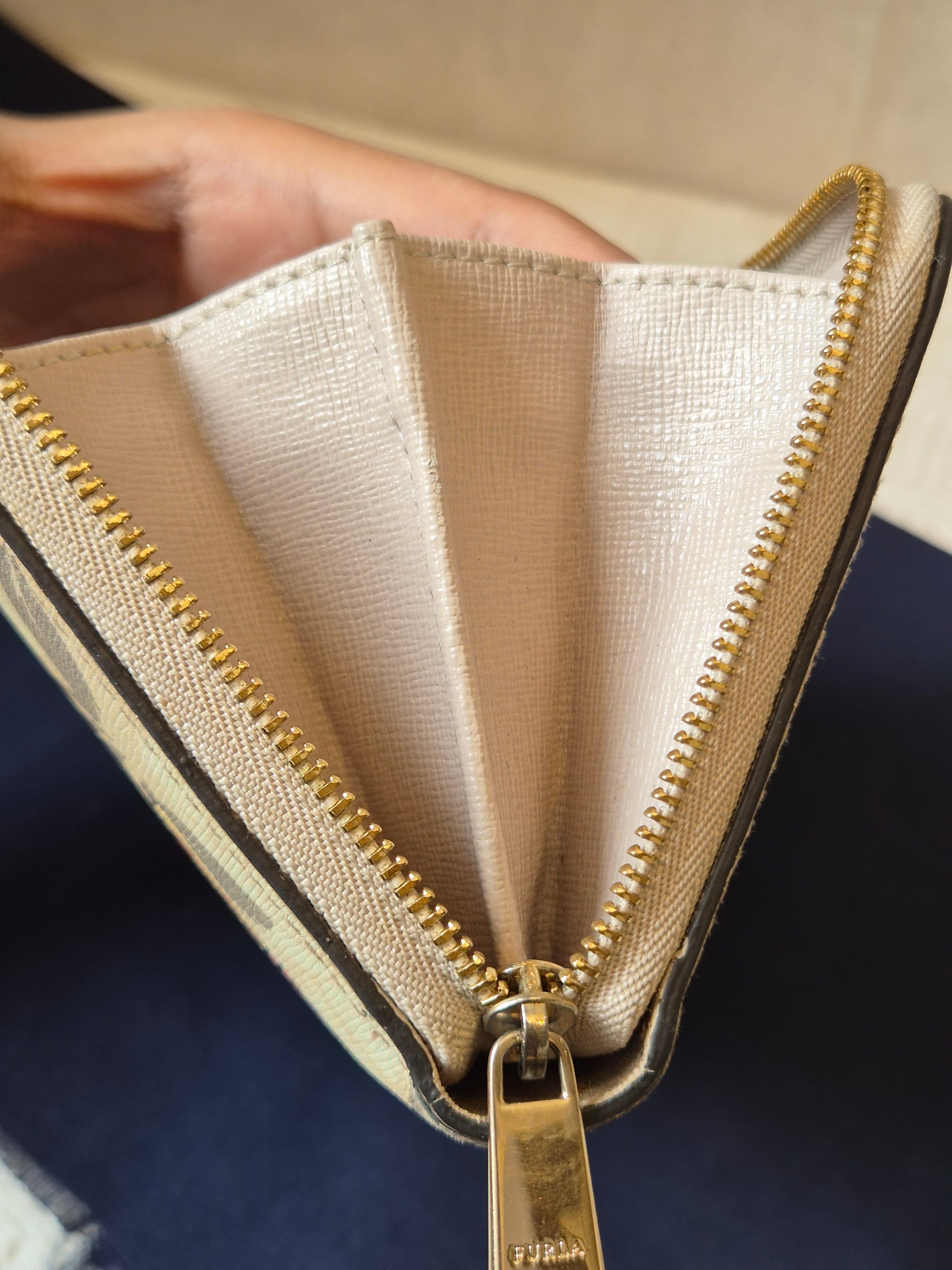 Furla Zipper Long Wallet Butterfly