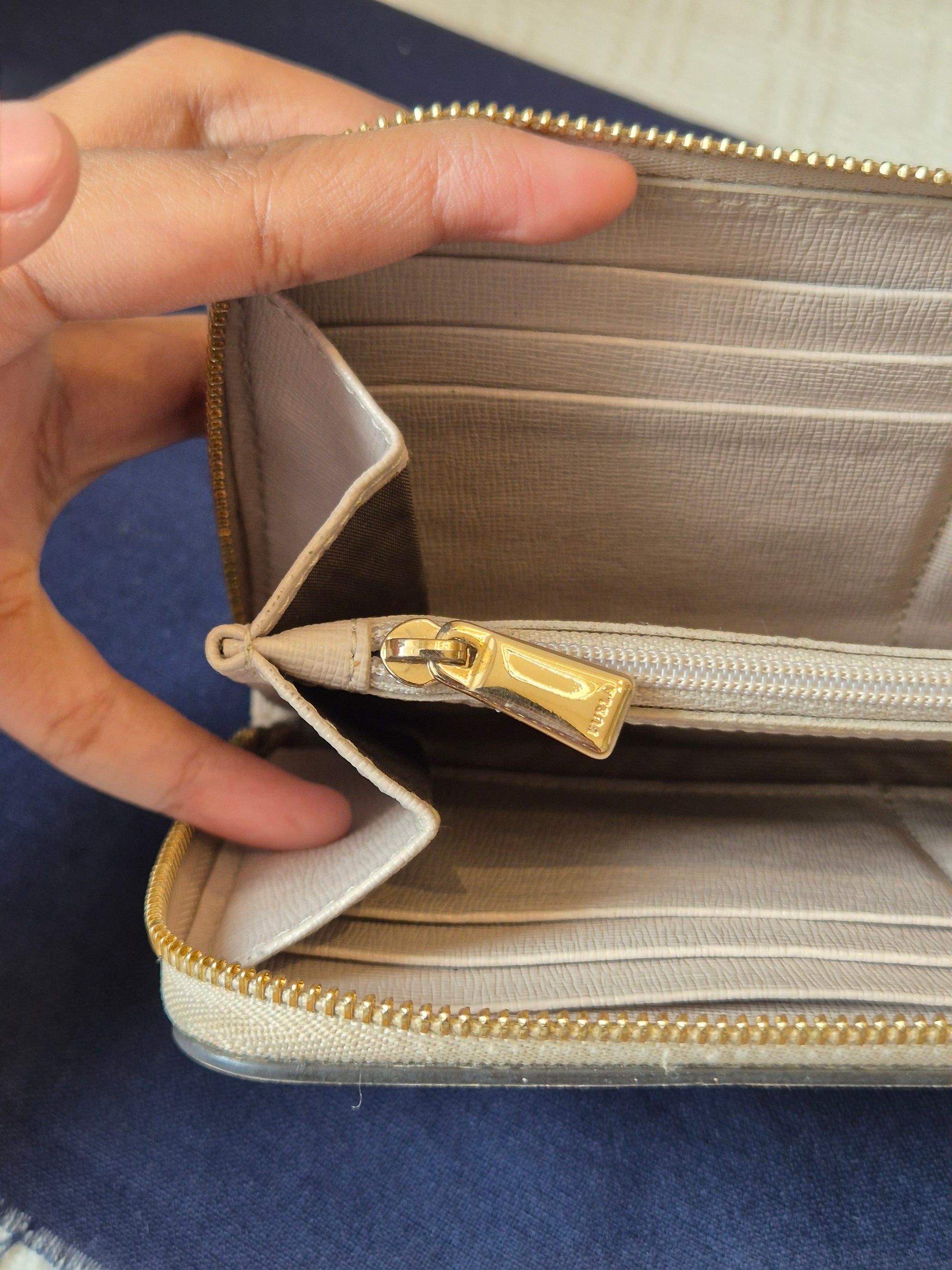 Furla Zipper Long Wallet Butterfly