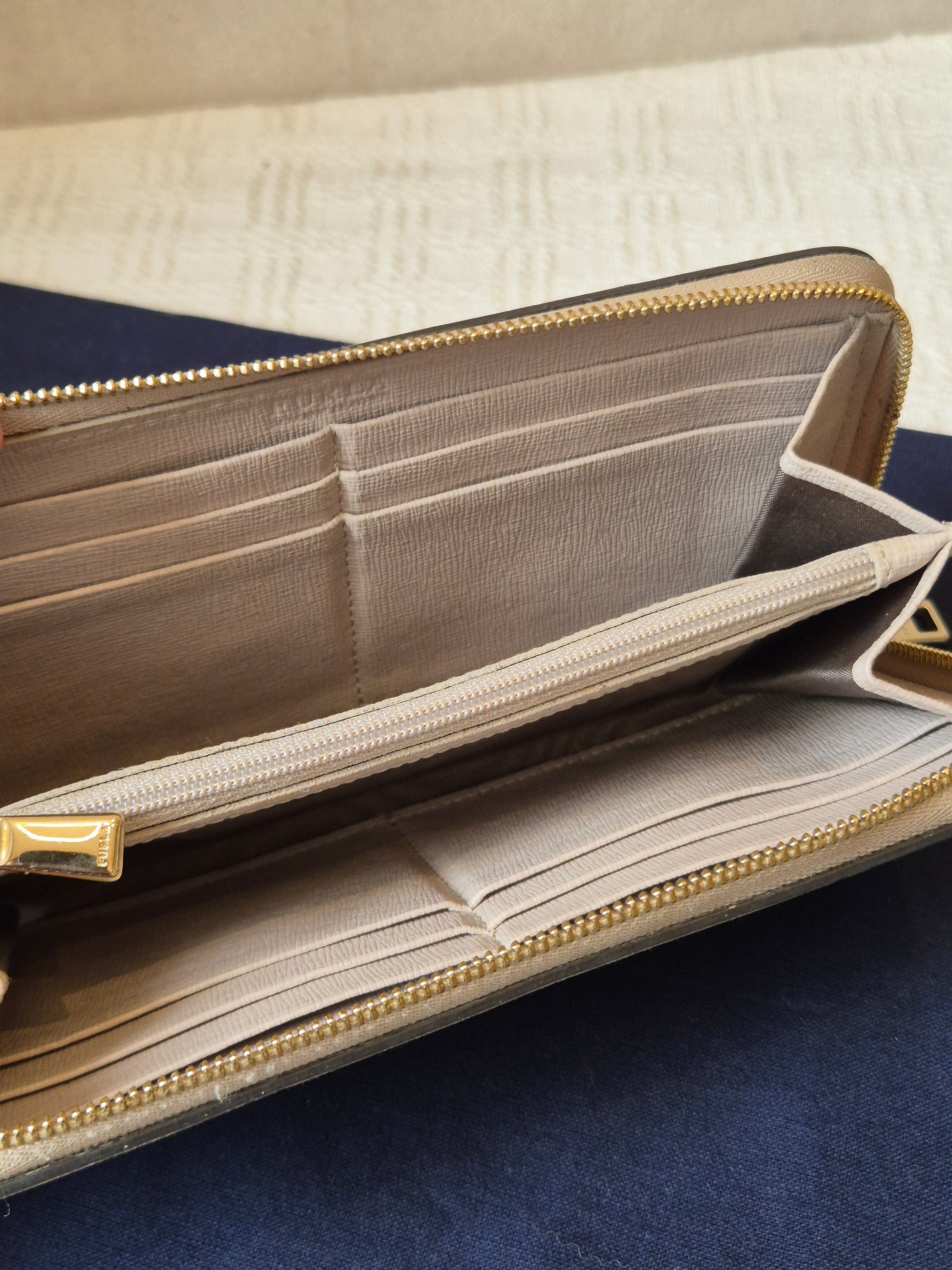 Furla Zipper Long Wallet Butterfly