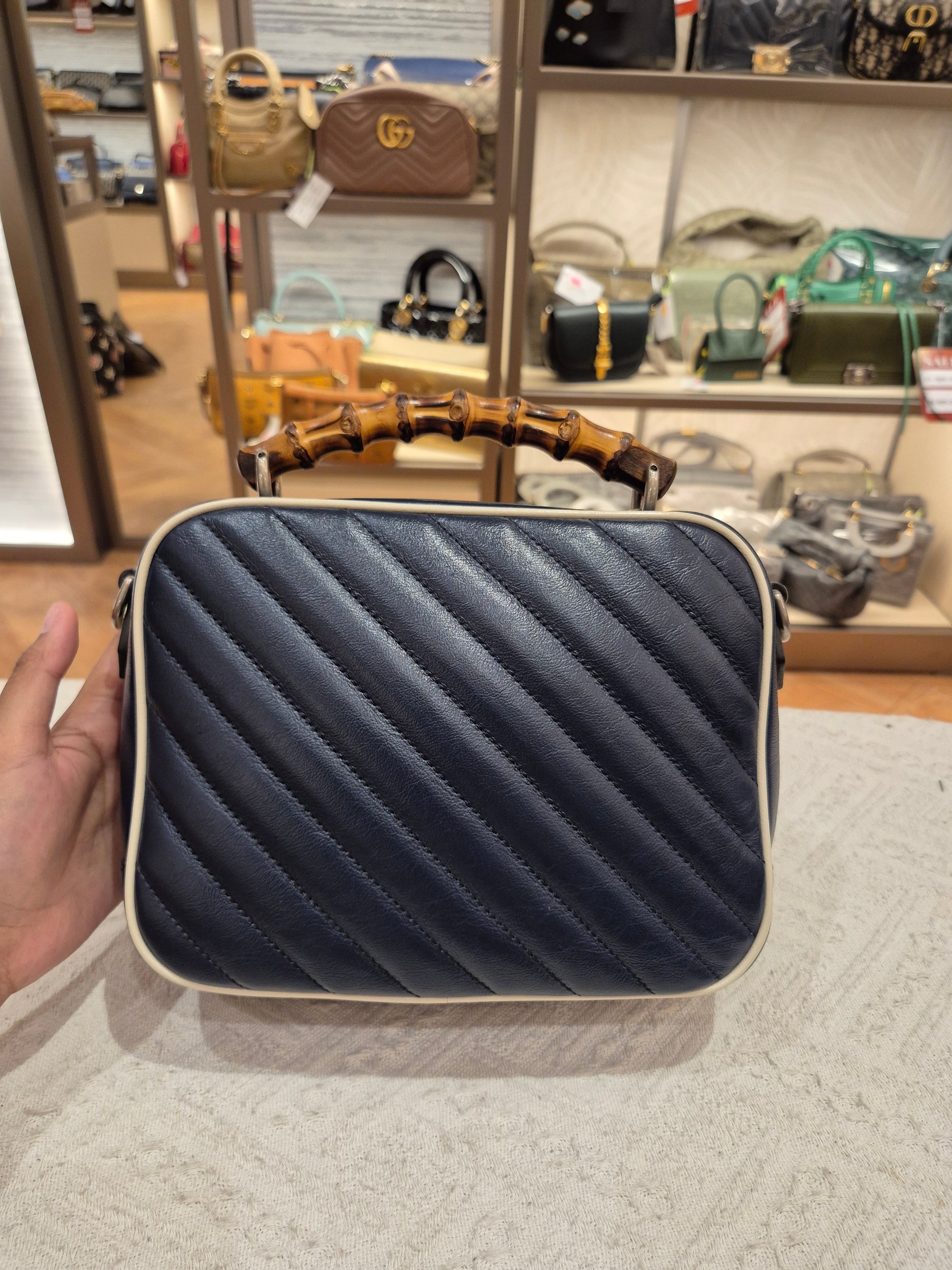 Gucci Marmont Bamboo Top Handle