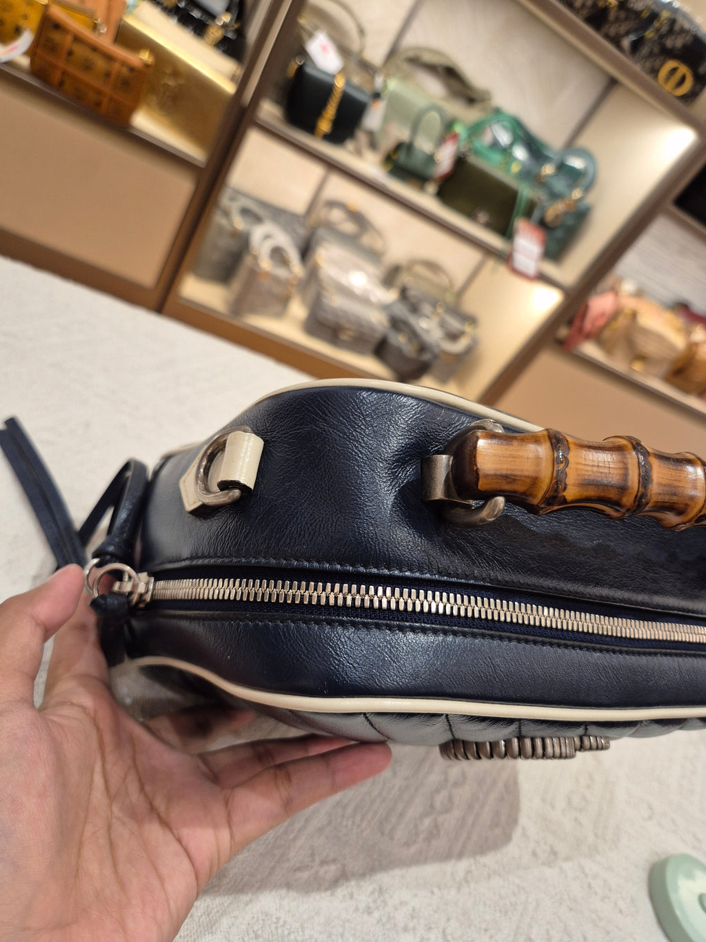 Gucci Marmont Bamboo Top Handle