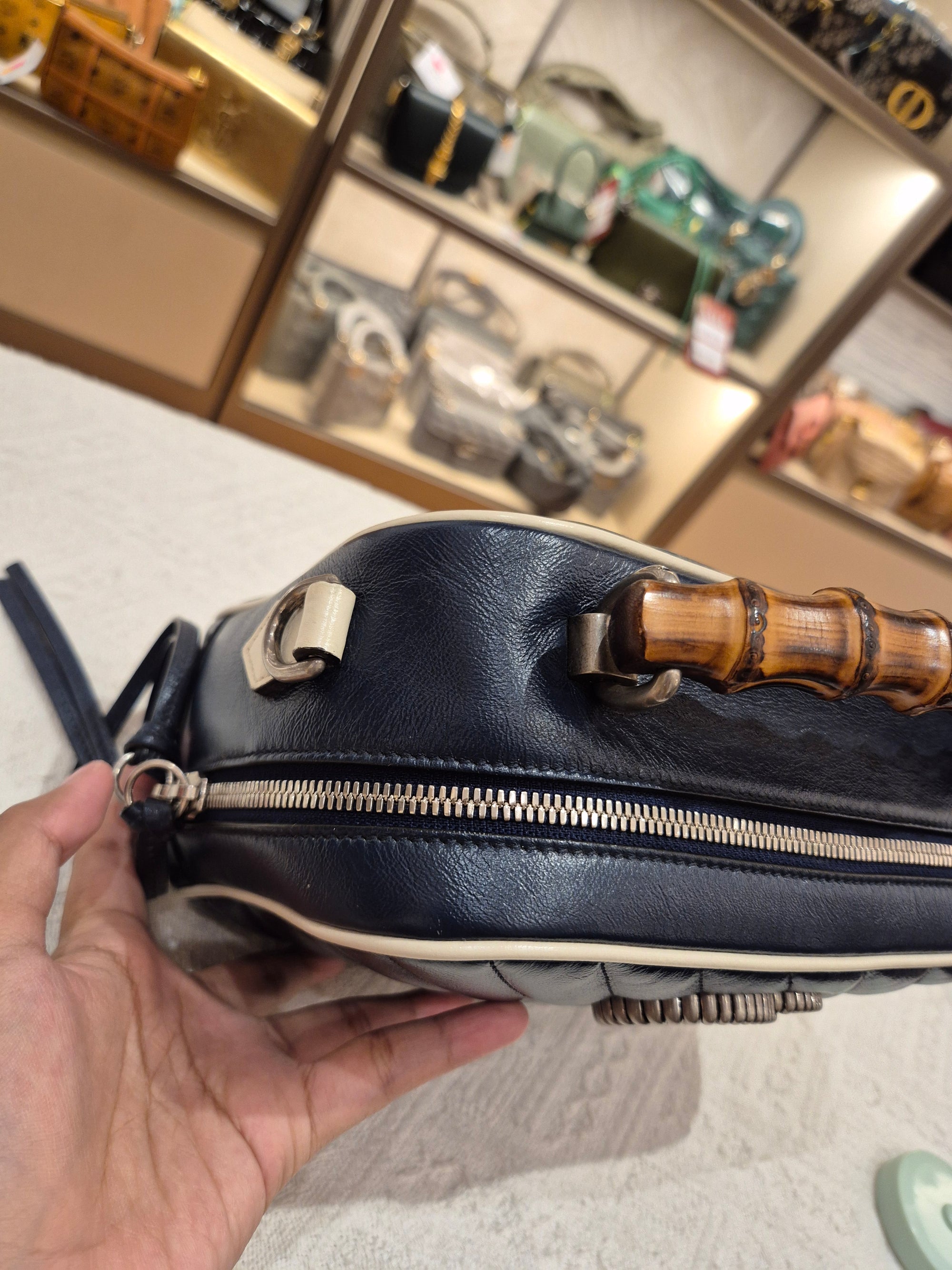 Gucci Marmont Bamboo Top Handle