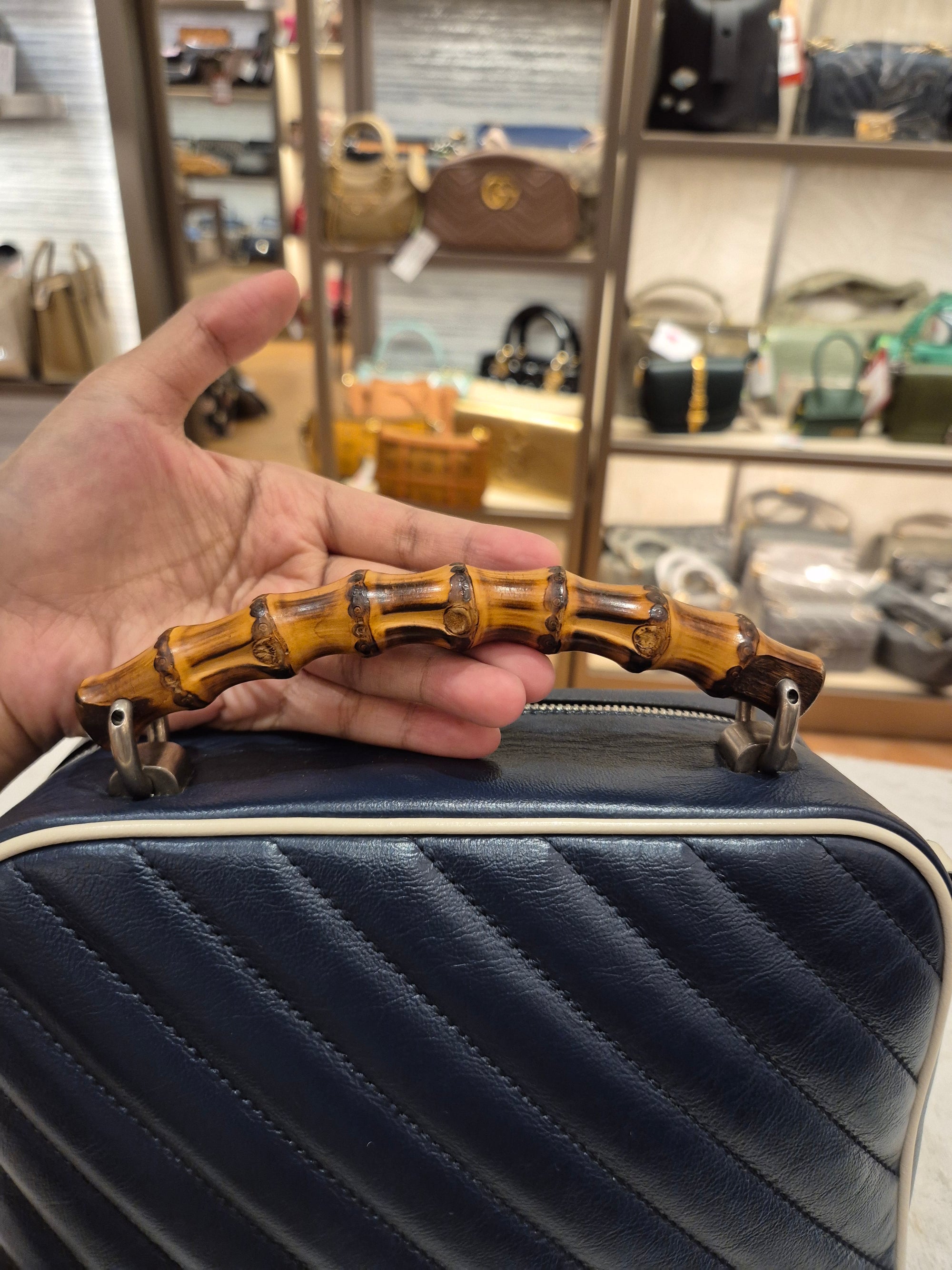 Gucci Marmont Bamboo Top Handle