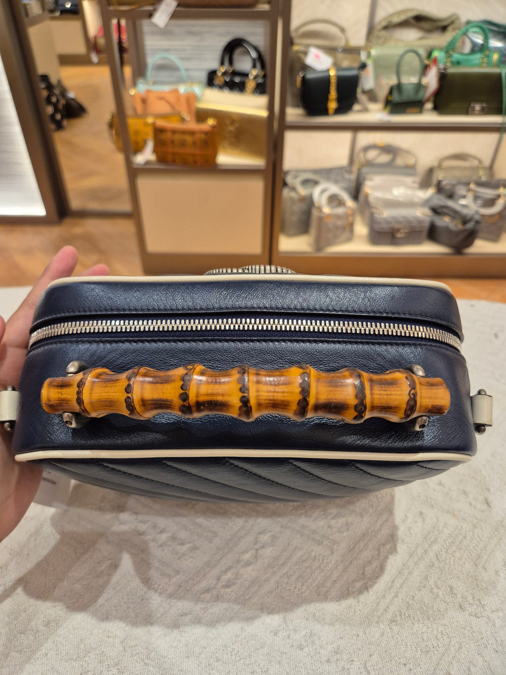 Gucci Marmont Bamboo Top Handle