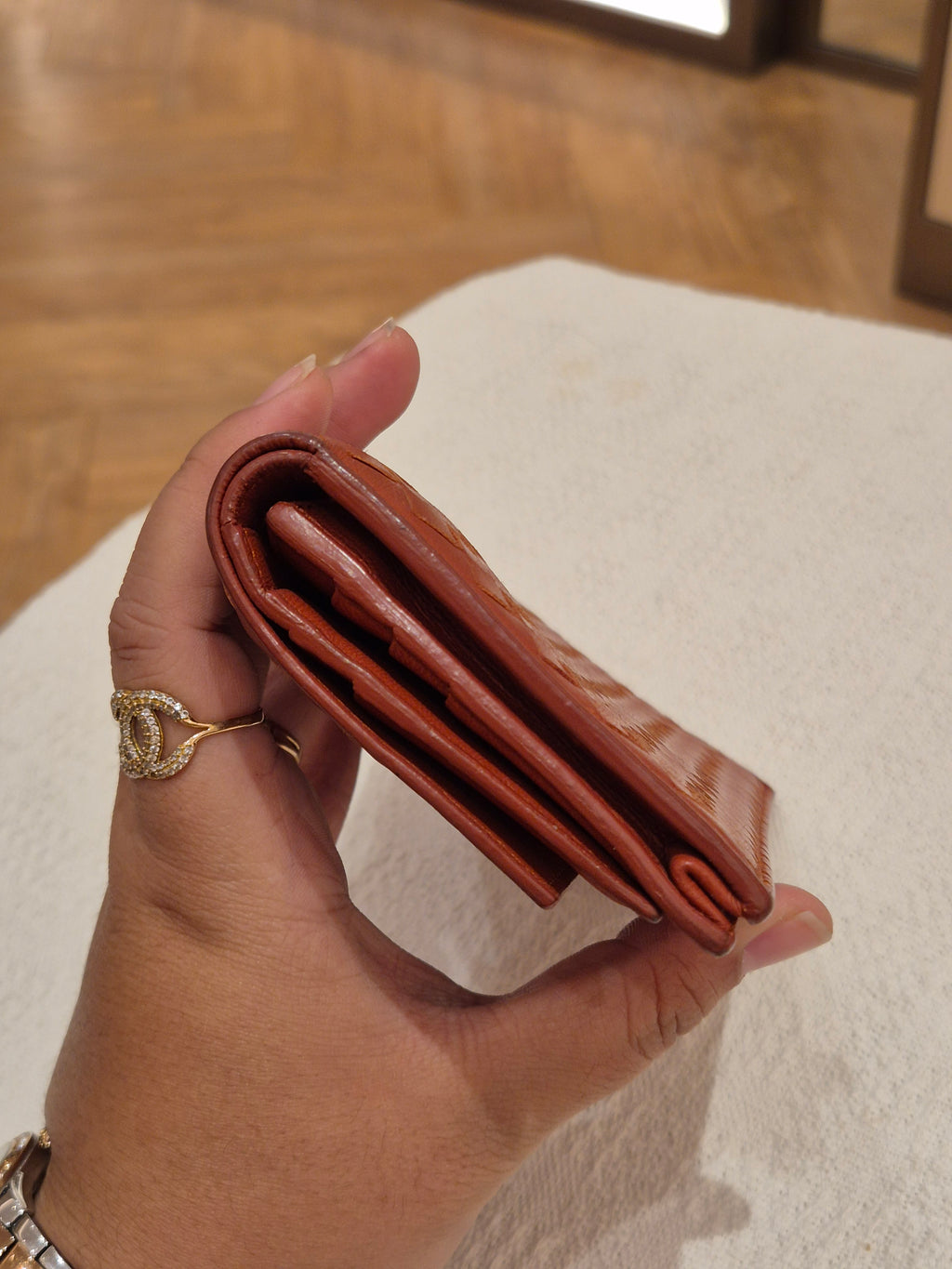 Bottega Veneta Long Wallet Interciato