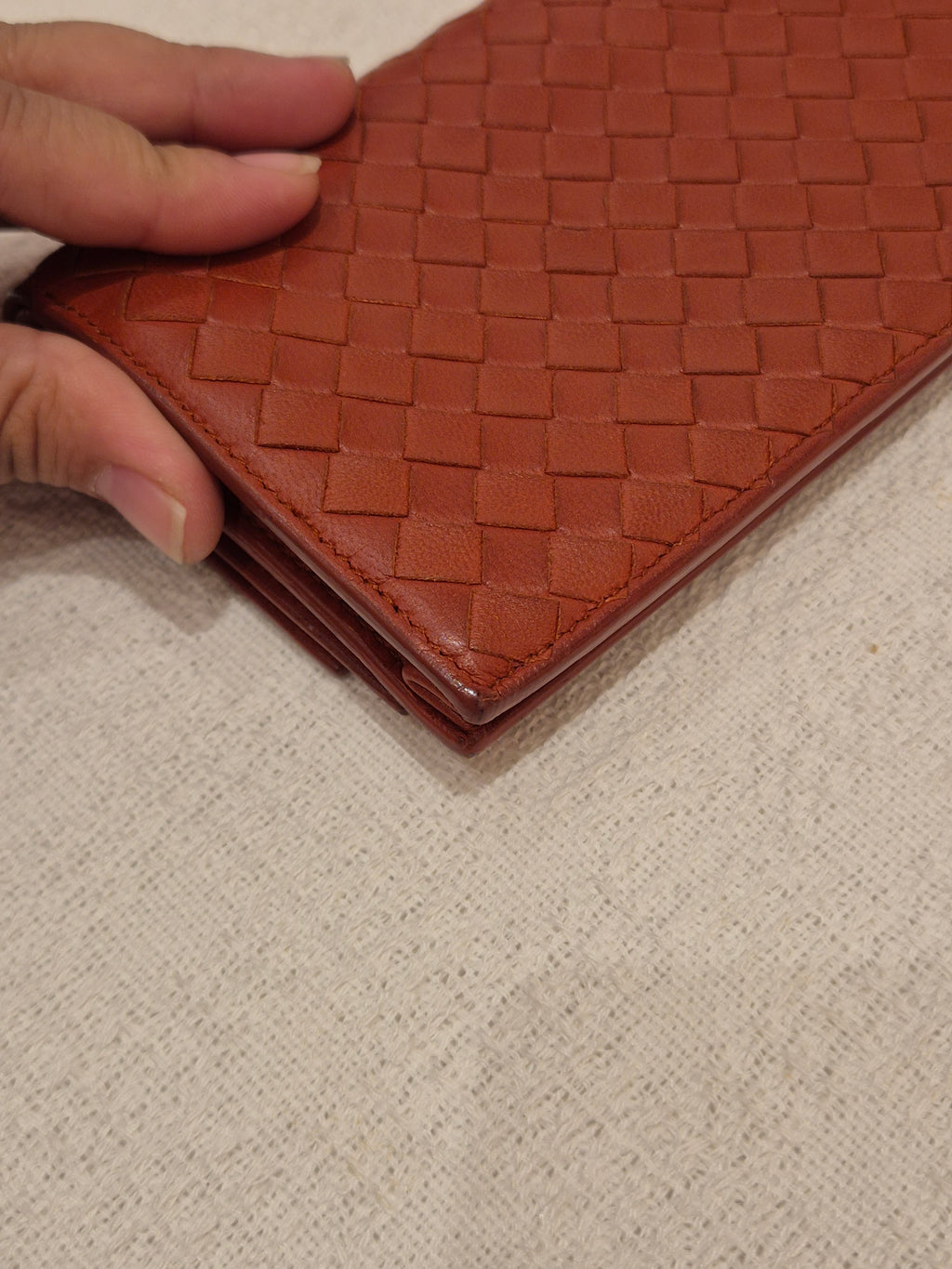 Bottega Veneta Long Wallet Interciato