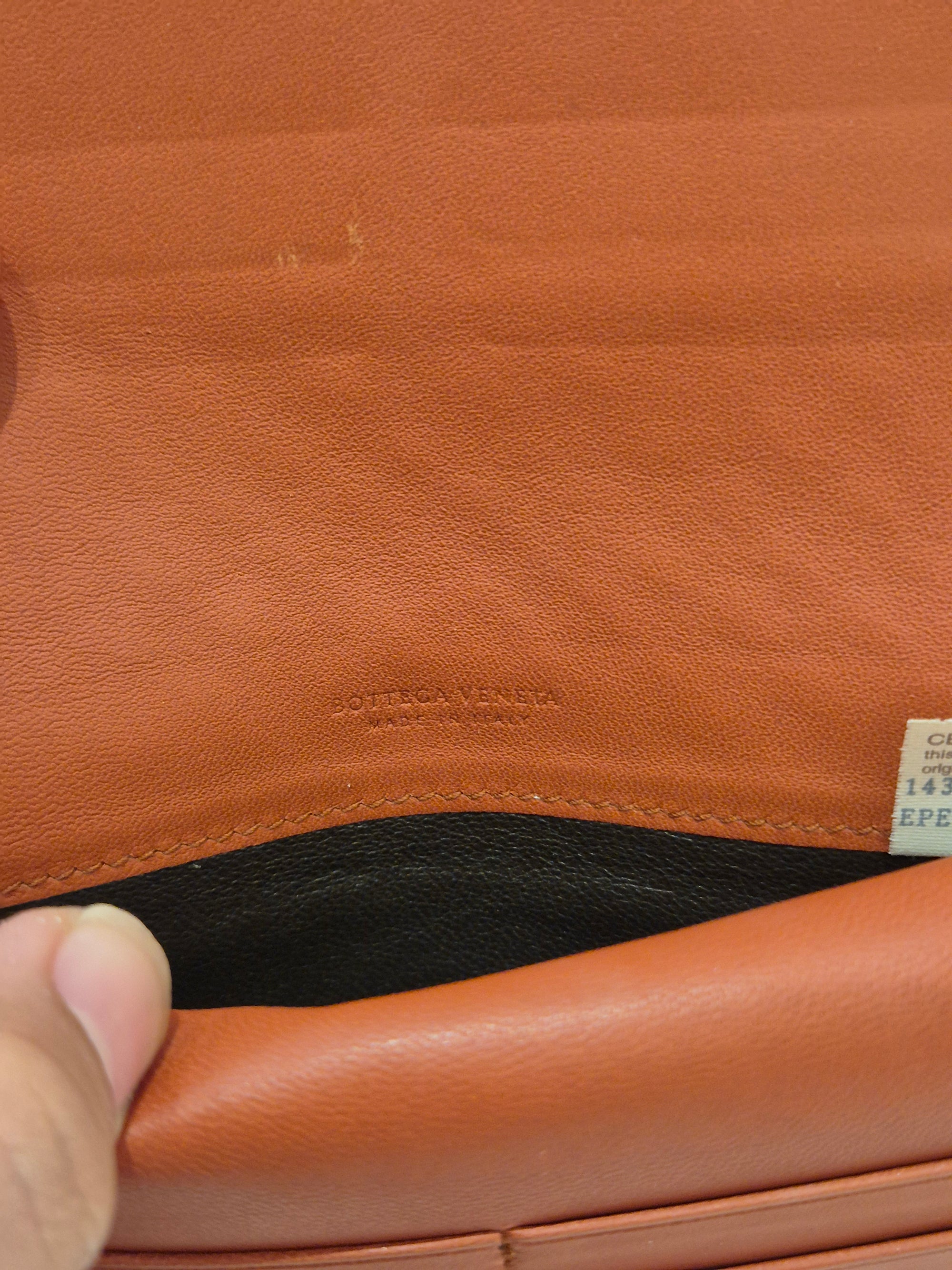 Bottega Veneta Long Wallet Interciato