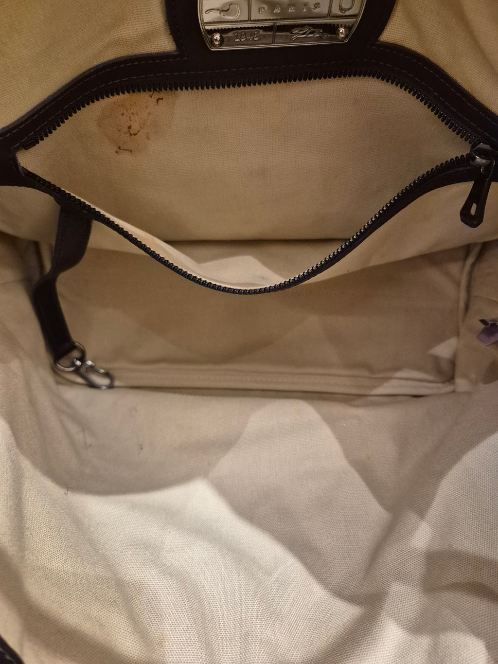 Longchamp Tote Bag Logo Embossed